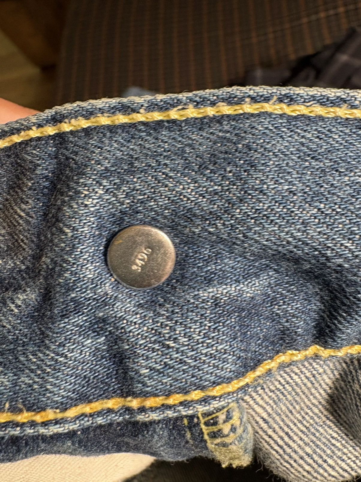 Levi's Vintage Clothing Rare Levi’s 601 Straight Fit Denim - Distressed - 36x34 Size US 36 / EU 52 - 15 Thumbnail