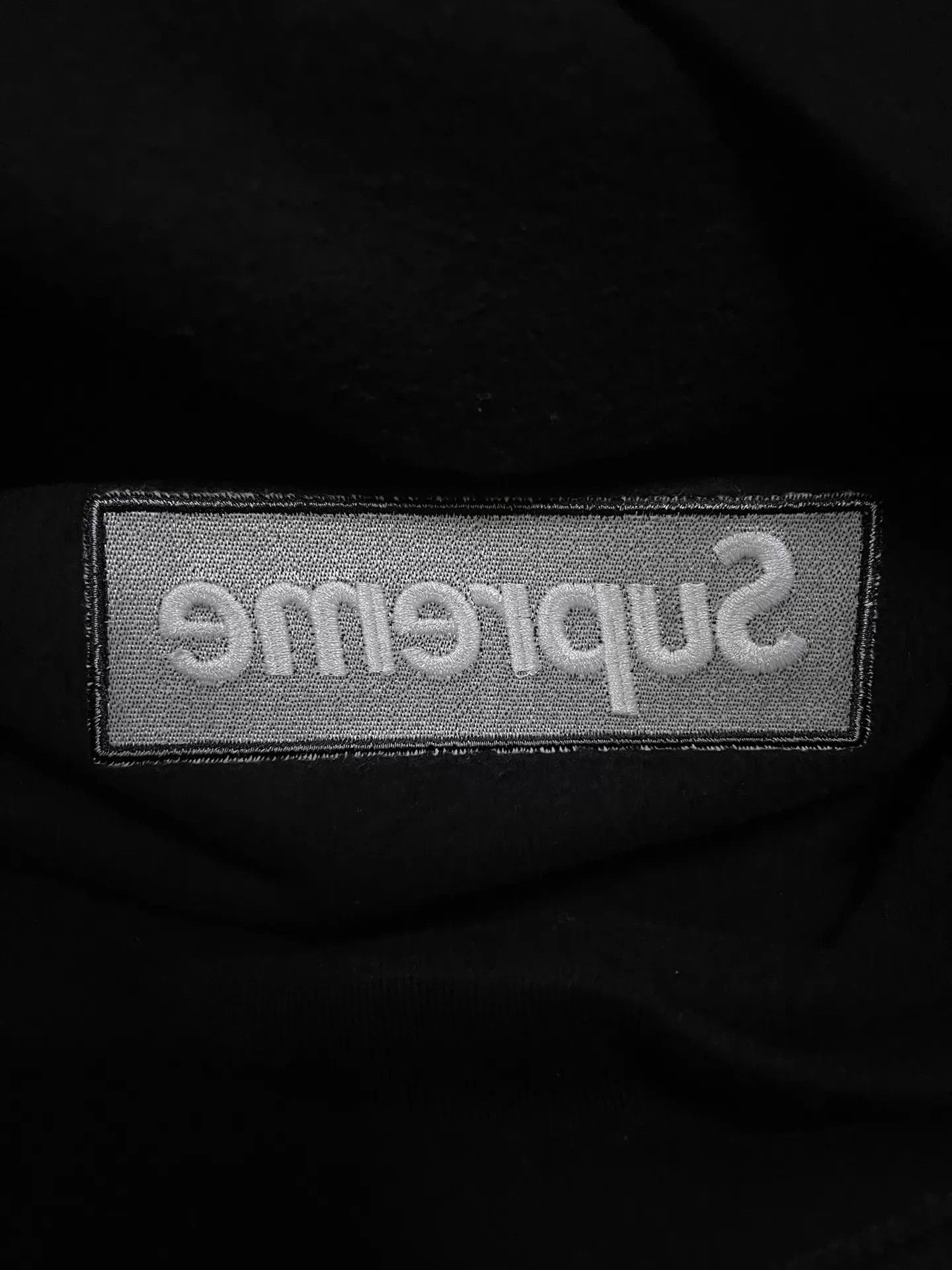 Supreme Supreme FW18 Box Logo Crewneck Black/Black XL NWT Size US XL / EU 56 / 4 - 6 Thumbnail