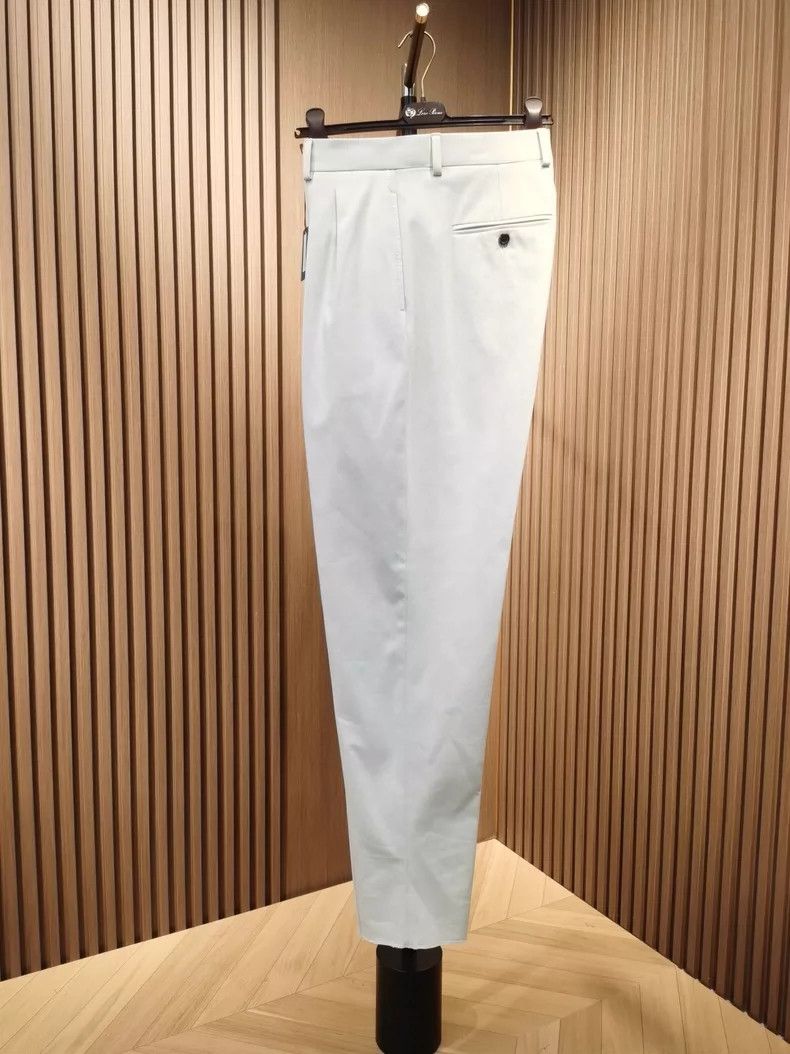 Loro Piana Loro Piana Ruben Men's White Trousers -dmc Size US 30 / EU 46 - 1 Thumbnail