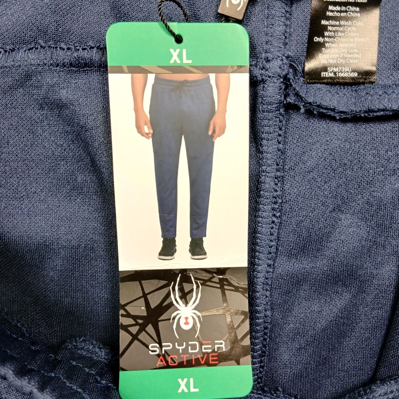 Spyder Spyder Active Joggers Pants Men's XL Blue NWT Drawstring Elastic Waist Moisture Wicking Athletic Jogger Training Casual Size US 36 / EU 52 - 6 Thumbnail