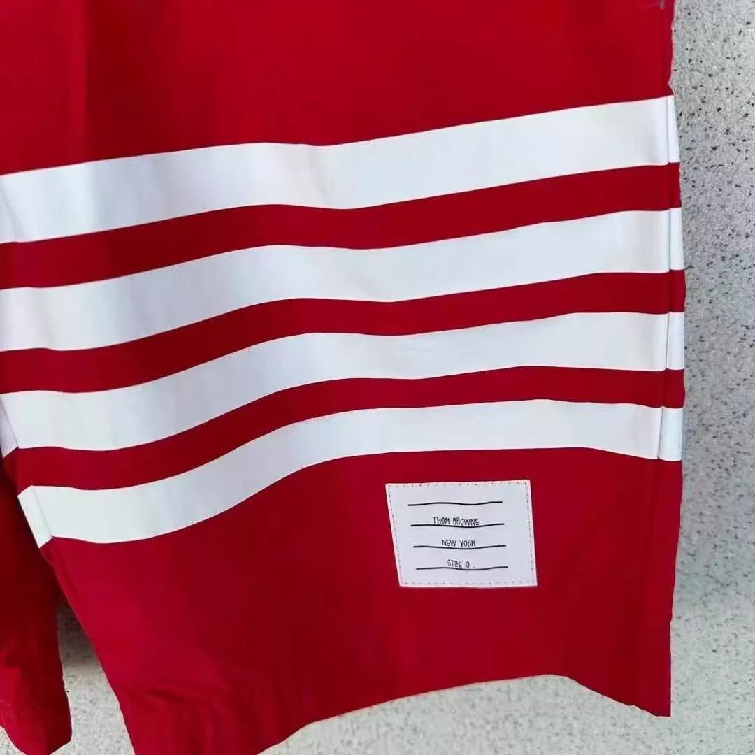 Thom Browne Thom Browne Red Nylon Shorts Size 0 New Size 25" / US 0 / IT 36 - 3 Thumbnail