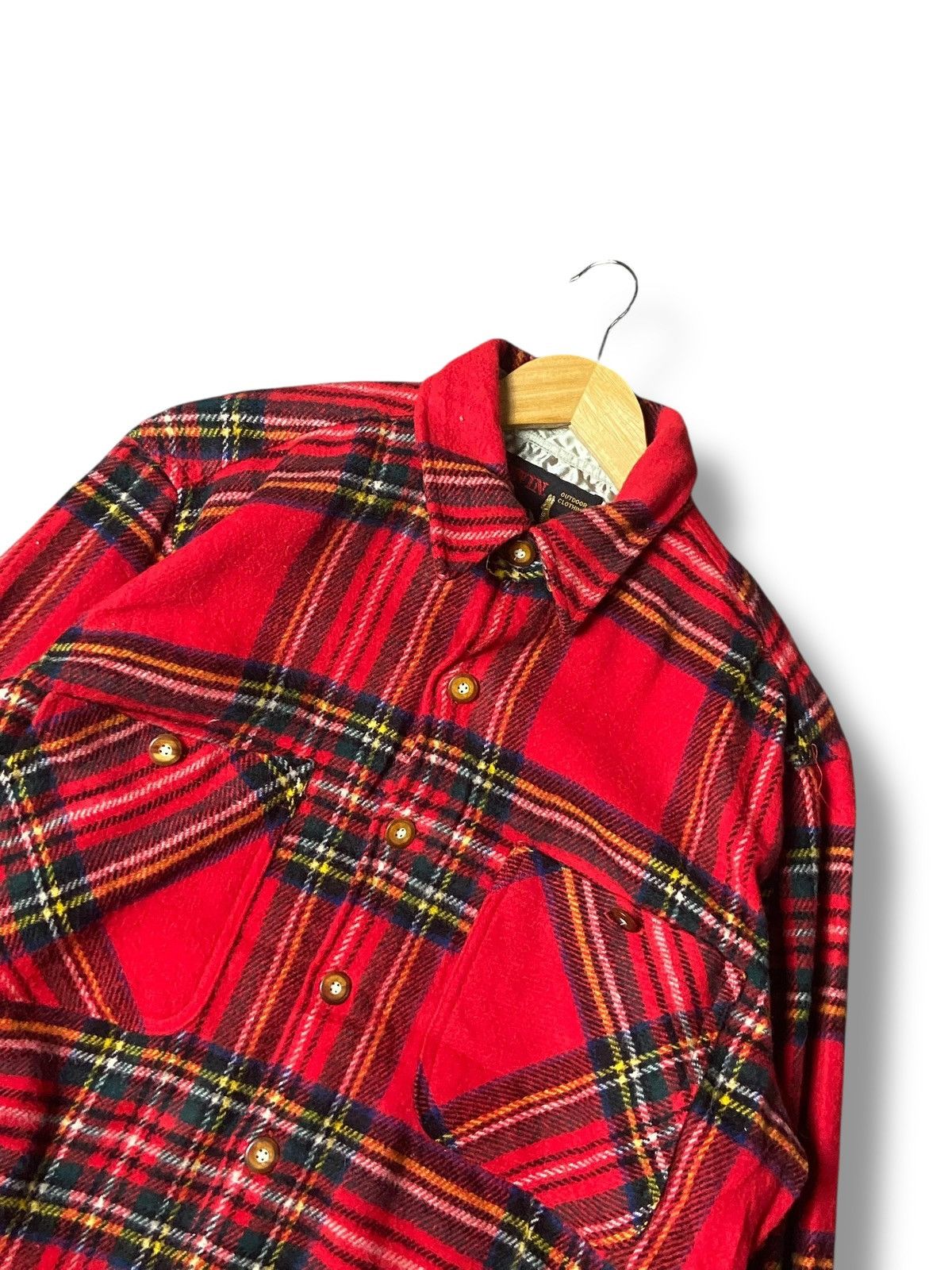 Edwin Edwin Outdoor Clothing Checkered Wool Flannel Shirt (150) Size US M / EU 48-50 / 2 - 4 Thumbnail