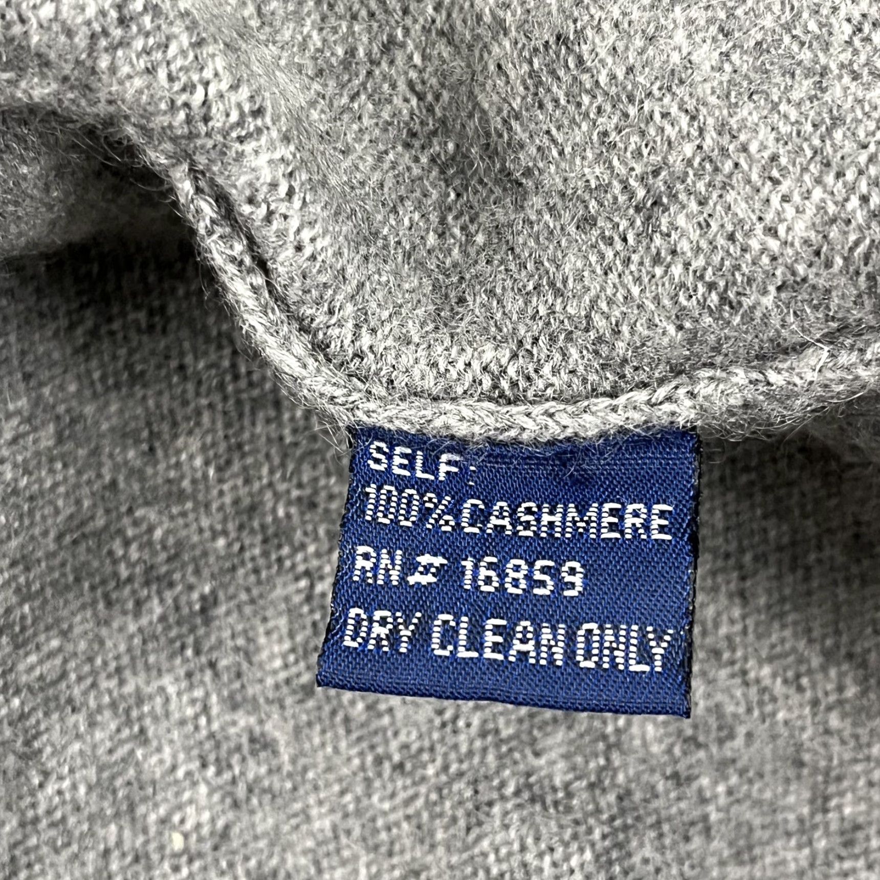 J.McLaughlin J. McLaughlin Cashmere Sweater Womens Medium Gray Knit Crew Pullover Casual Work Size M / US 6-8 / IT 42-44 - 3 Thumbnail
