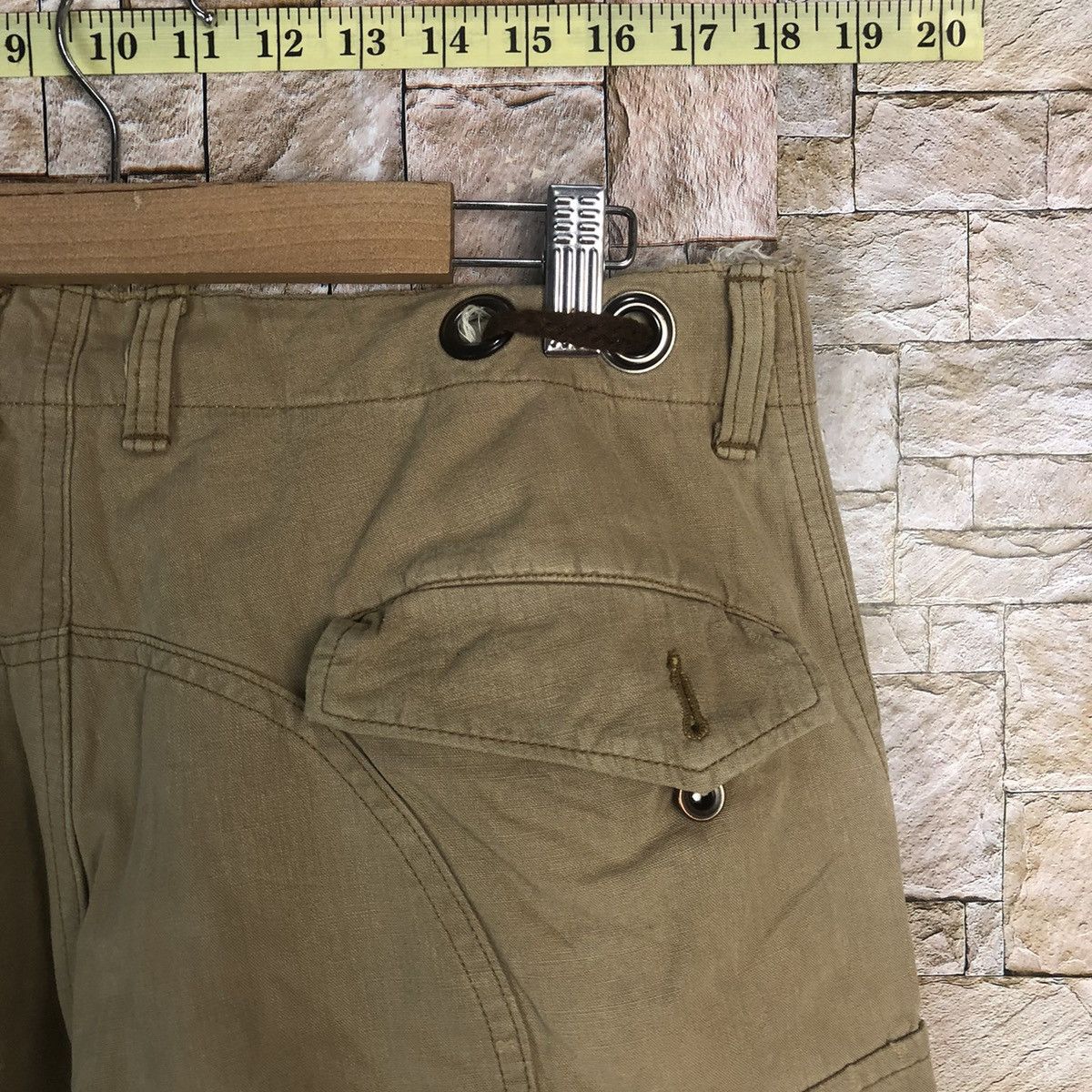 Japanese Brand CnCv Brown Cargo utility tactical Multipocket Pants #A747 Size US 31 - 20 Thumbnail