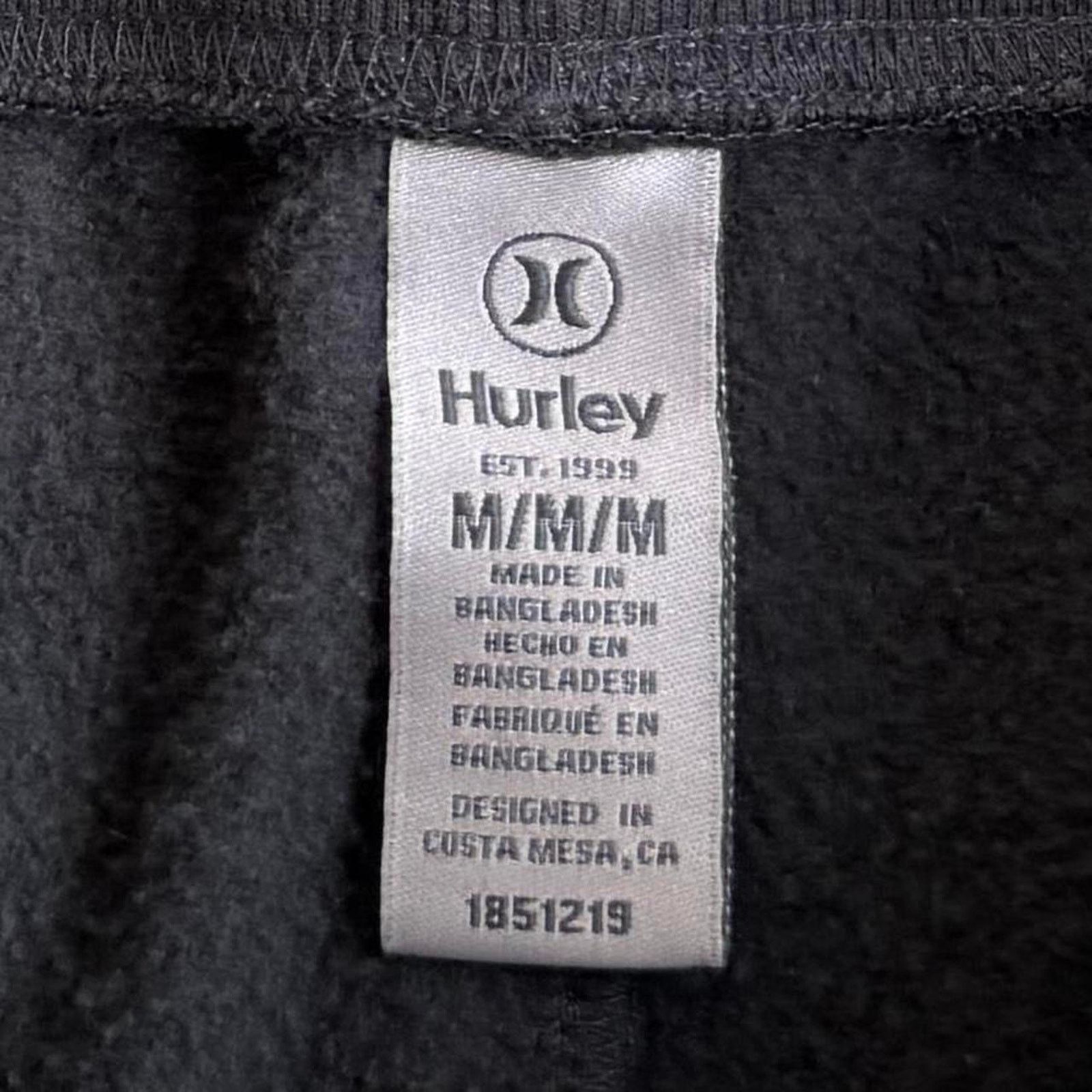 DC × Hurley Hurley Faded Black Essential Athletic Jogger Sweatpants Size US 32 / EU 48 - 4 Thumbnail
