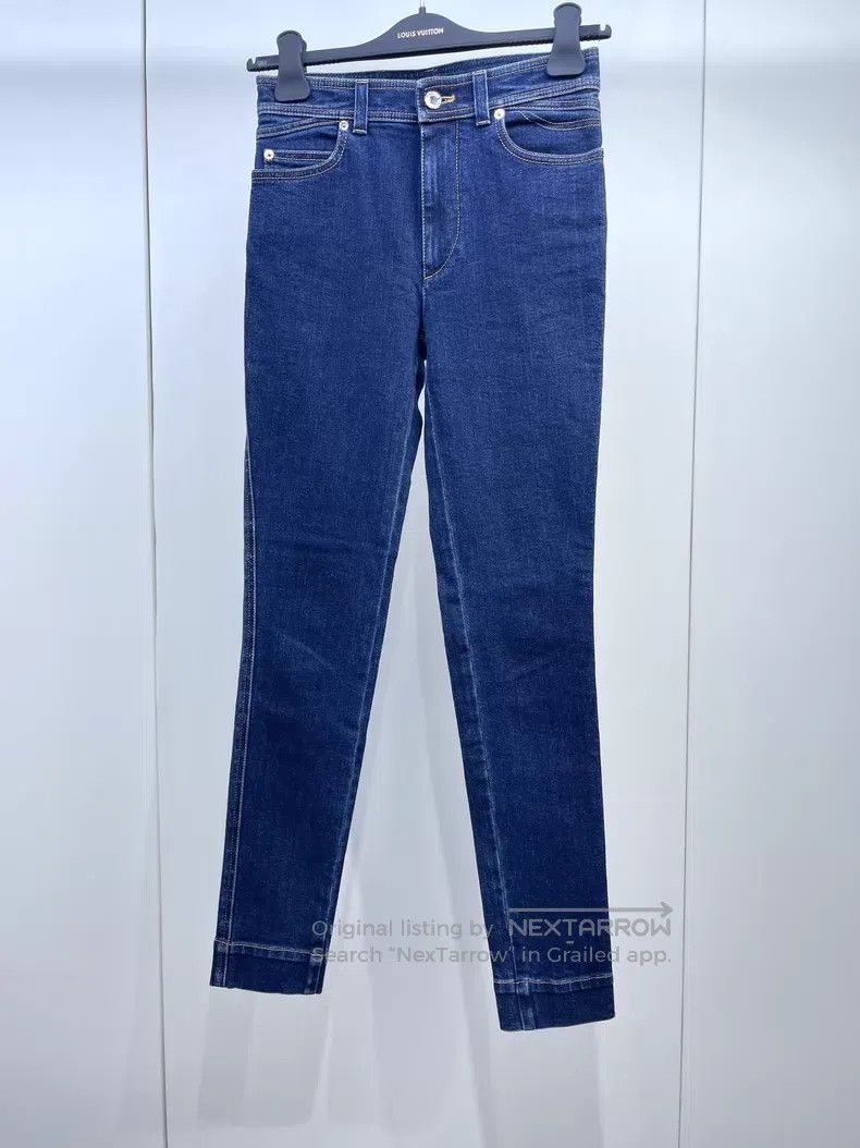 Louis Vuitton Louis Vuitton Blue denim pencil pants Size US 36 / EU 52 - 1 Thumbnail