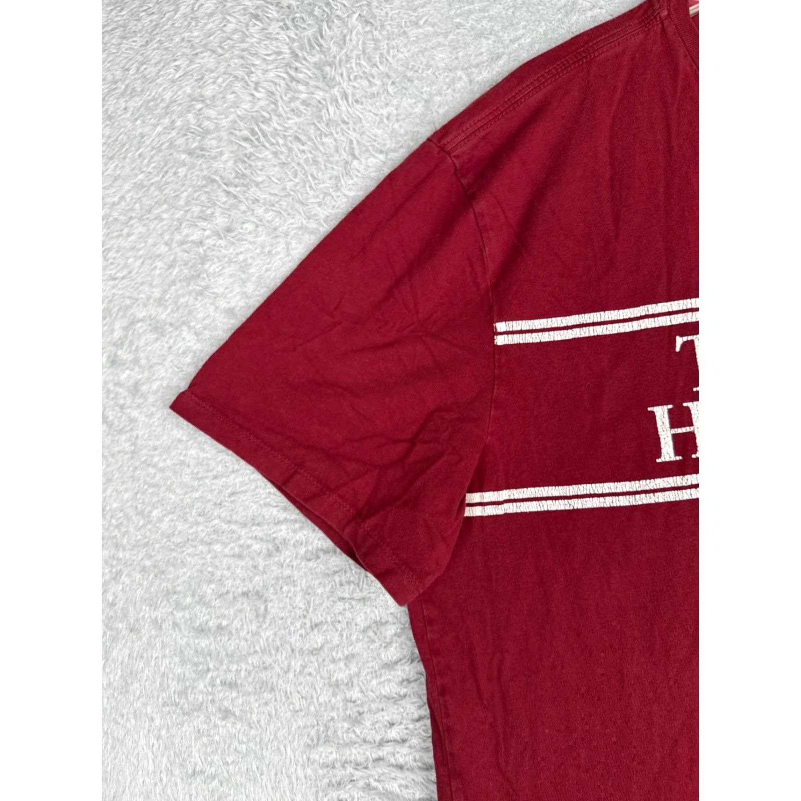 Tommy Hilfiger Tommy Hilfiger Shirt Adult 2XL Red 100% Cotton Crew Neck Jersey Embroidered Logo T-Shirt Mens Size US XXL / EU 58 / 5 - 3 Thumbnail