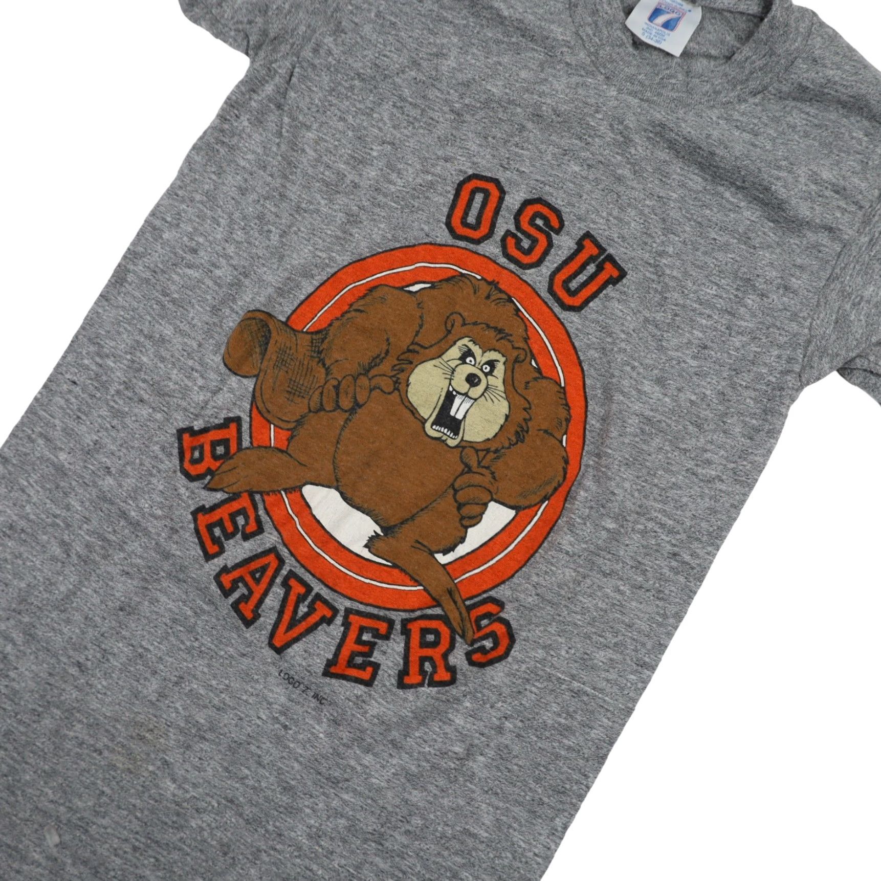 Logo 7 VINTAGE Logo 7 OSU Oregon State Beavers Mens Small Graphic T Shirt Gray Shirt Mens Small Gray Logo 7 OSU Beavers Vintage 9/10 Mens Shirts Size US S / EU 44-46 / 1 - 2 Thumbnail