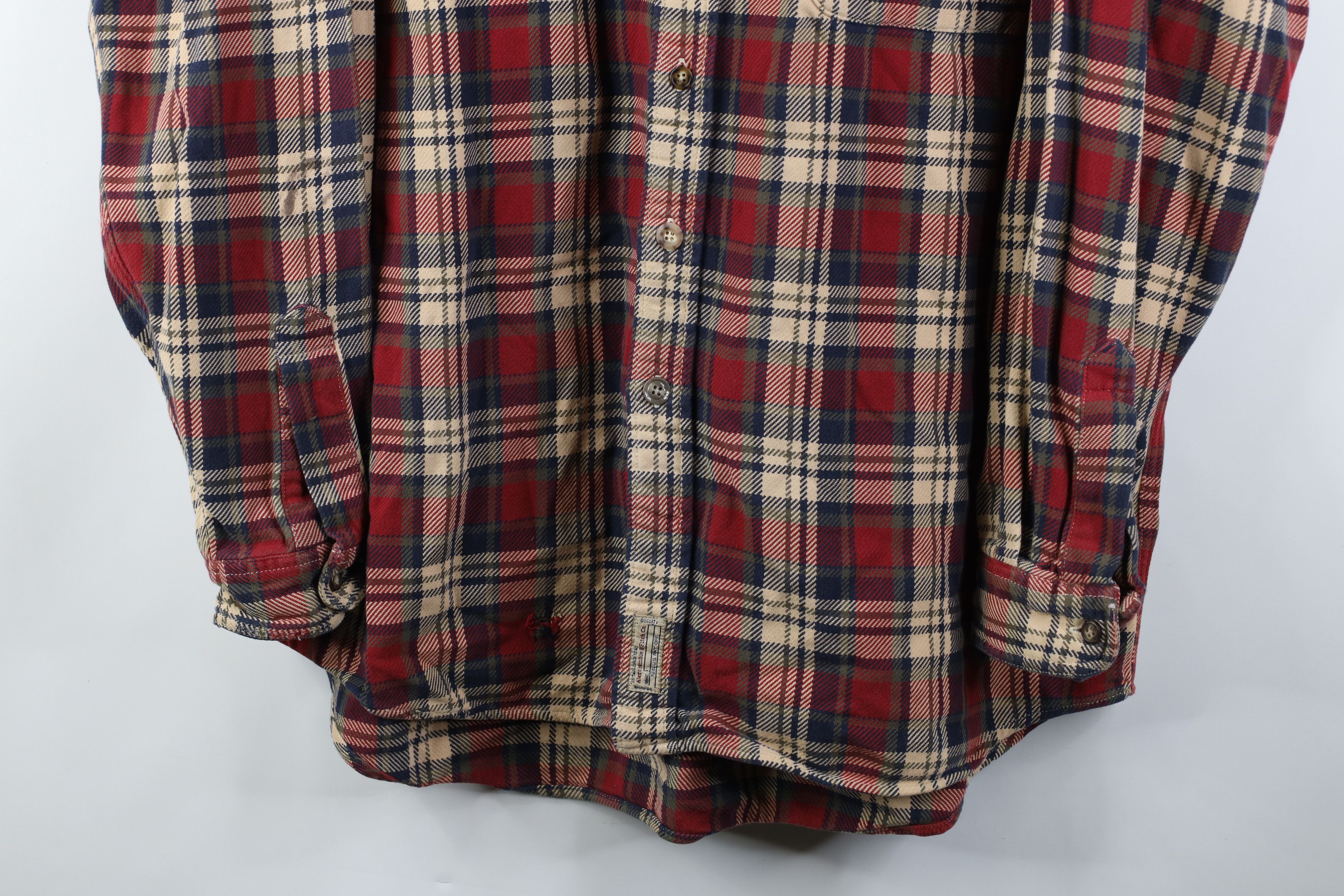 Abercrombie & Fitch Vintage 90s Abercrombie & Fitch Heavyweight Button Shirt Size US L / EU 52-54 / 3 - 3 Thumbnail