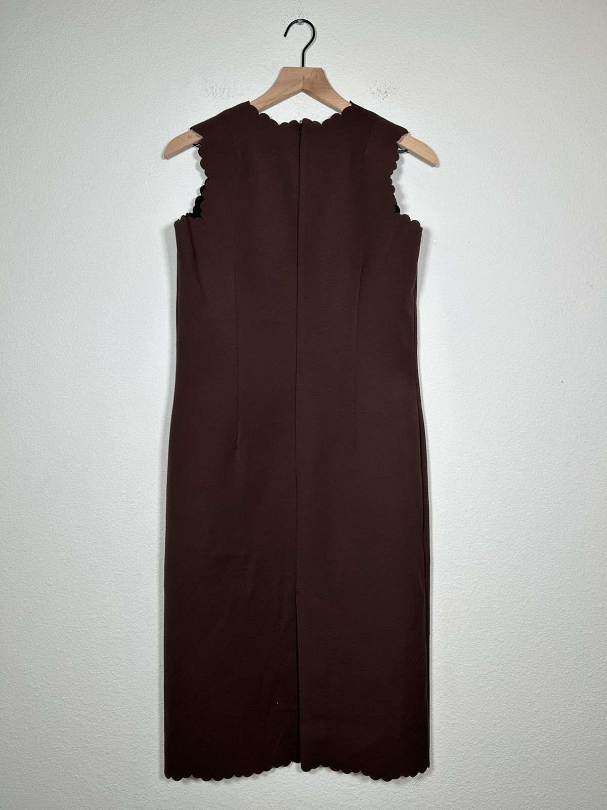 Comme des Garcons 1998 Scallop Trim Neoprene Dress Size M / US 6-8 / IT 42-44 - 3 Thumbnail