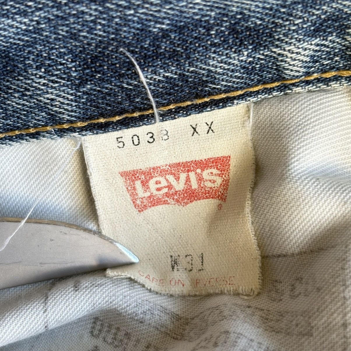 Levi's Vintage Clothing Levis LVC Big E Selvedge Distressed Jeans Size 30 Size US 30 / EU 46 - 8 Thumbnail