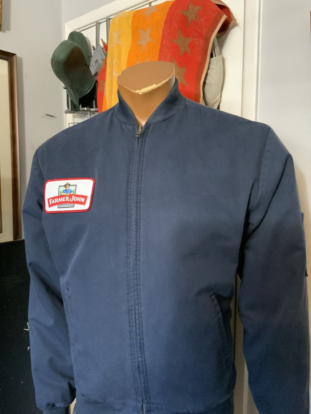 Red Kap Red Kap Farmer John Quilted Lined Navy Employee Work Jacket Size US S / EU 44-46 / 1 - 11 Thumbnail