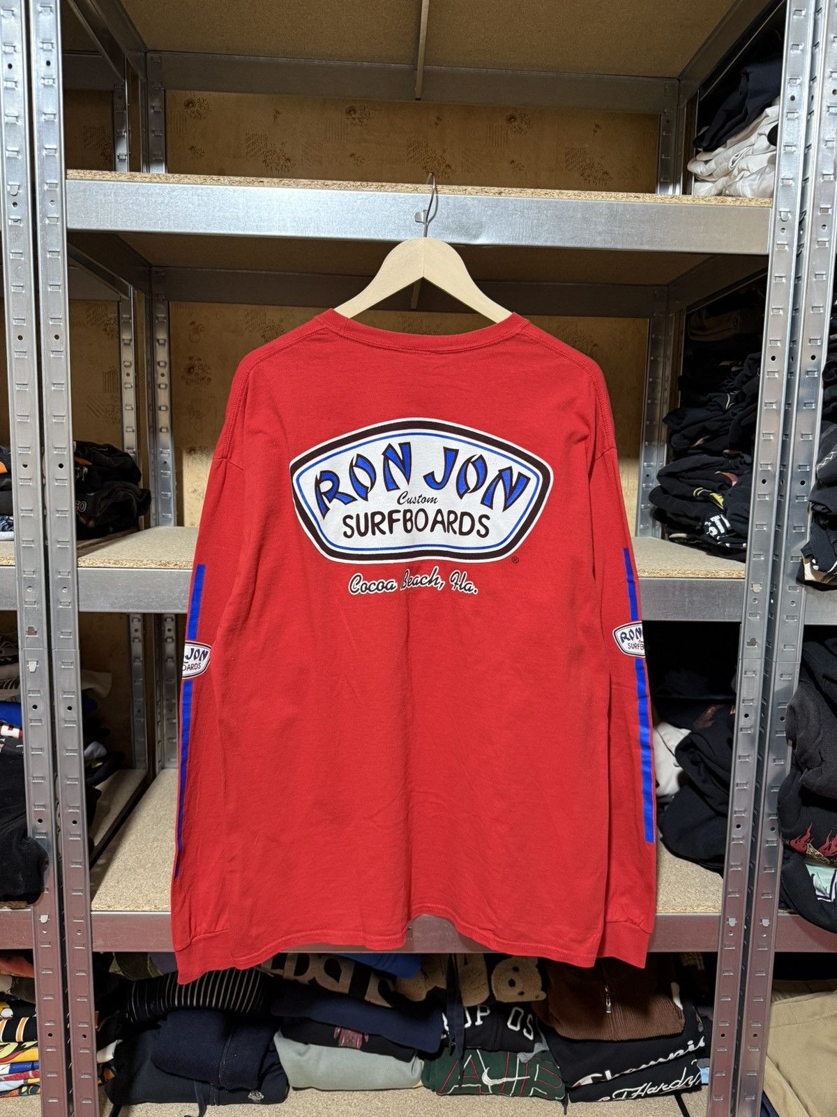 Ron Jon Surf Shop × Vintage Vintage 90’s Ron Jon Surf Shop Surfboards Longsleeve T-Shirt Size US XL / EU 56 / 4 - 1 Thumbnail