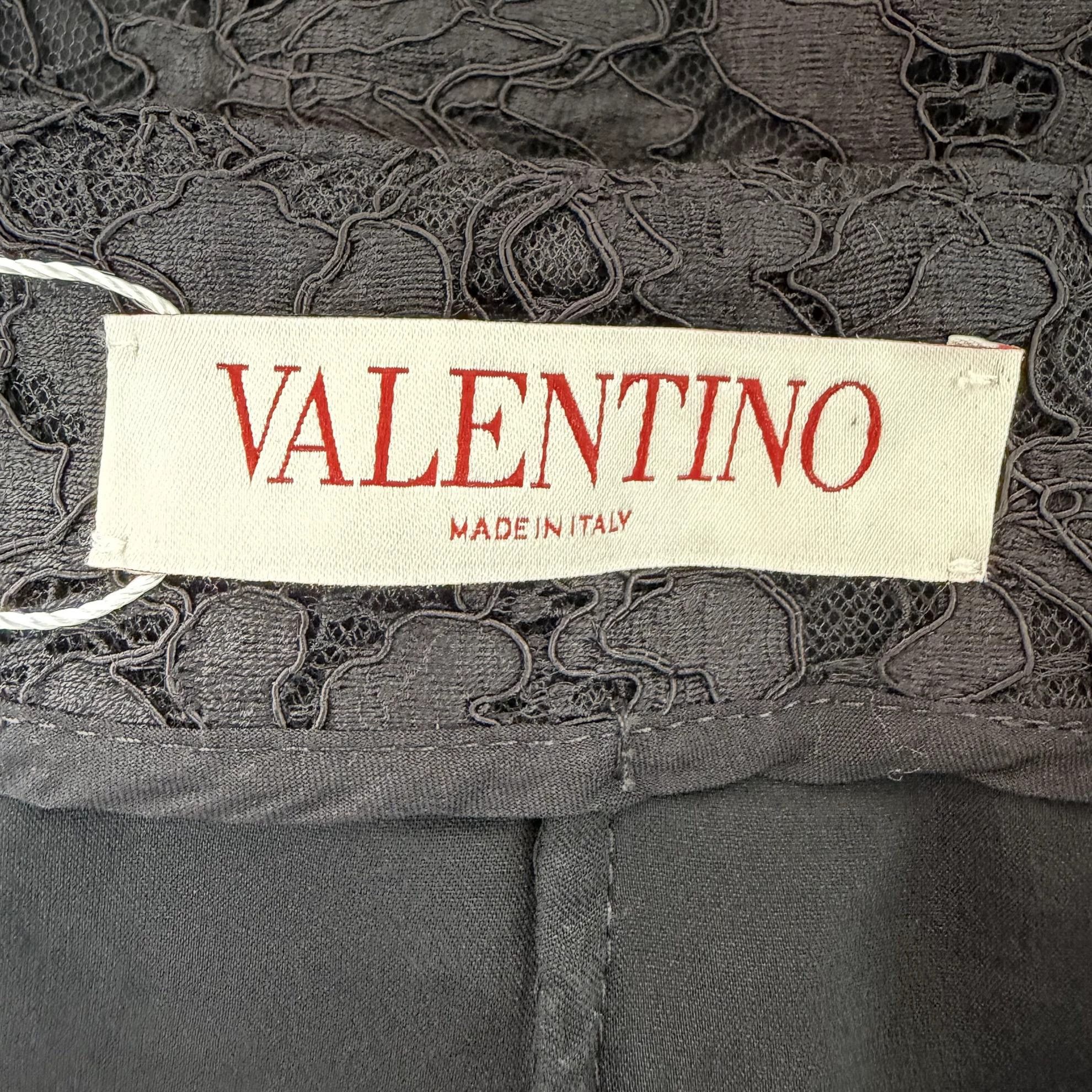 Valentino Valentino Black Lace Shorts 42 Size 28" / US 6 / IT 42 - 7 Thumbnail