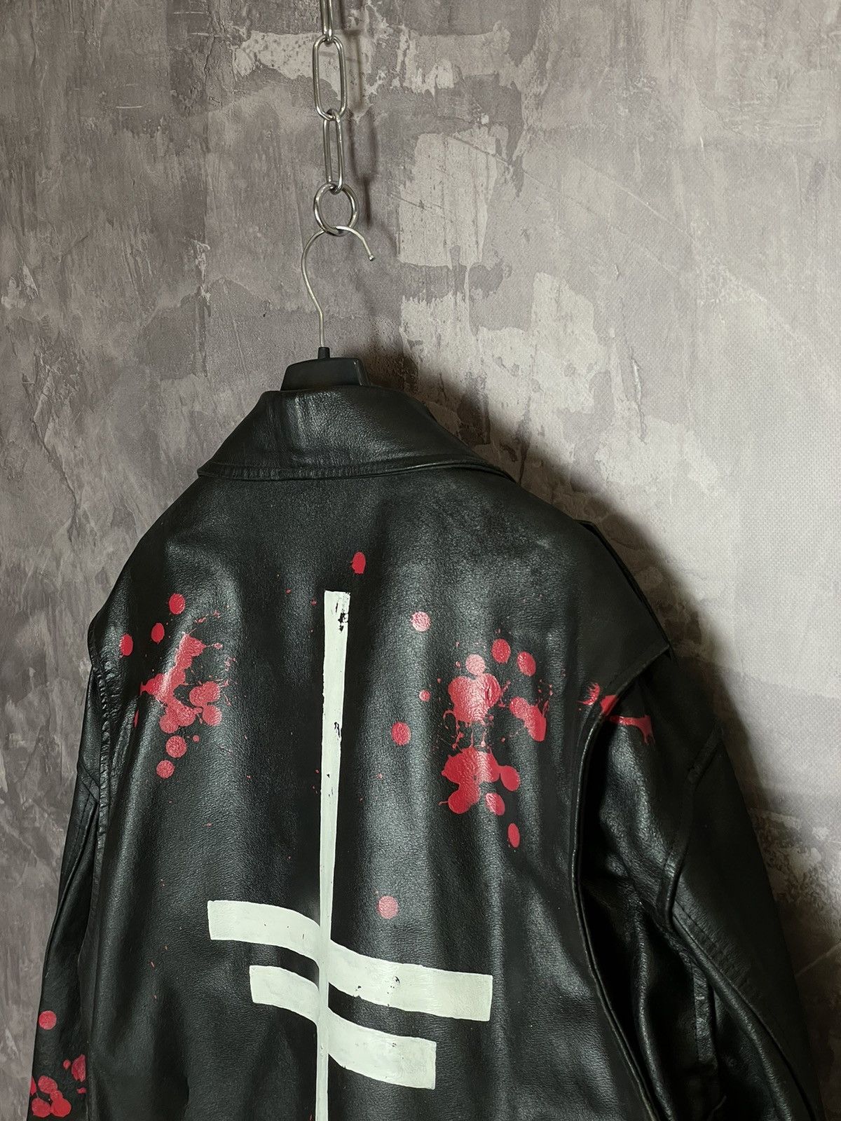Vintage Vintage Leather Biker Motorcycle Jacket Streetwear 90s Size US L / EU 52-54 / 3 - 18 Thumbnail