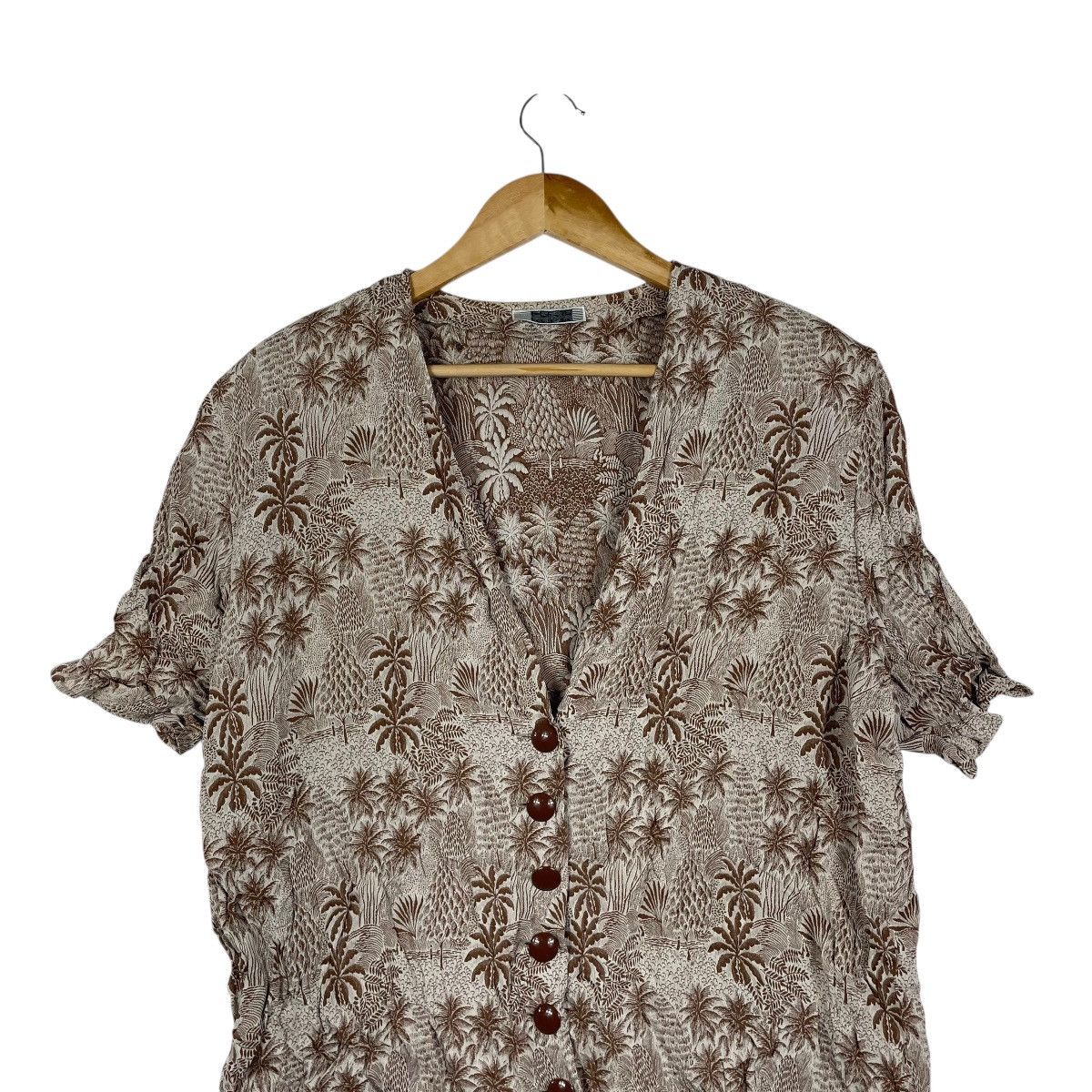 Krizia × Vintage Vintage Per Te By Krizia Floral Button Up Shirt Size L / US 10 / IT 46 - 2 Thumbnail