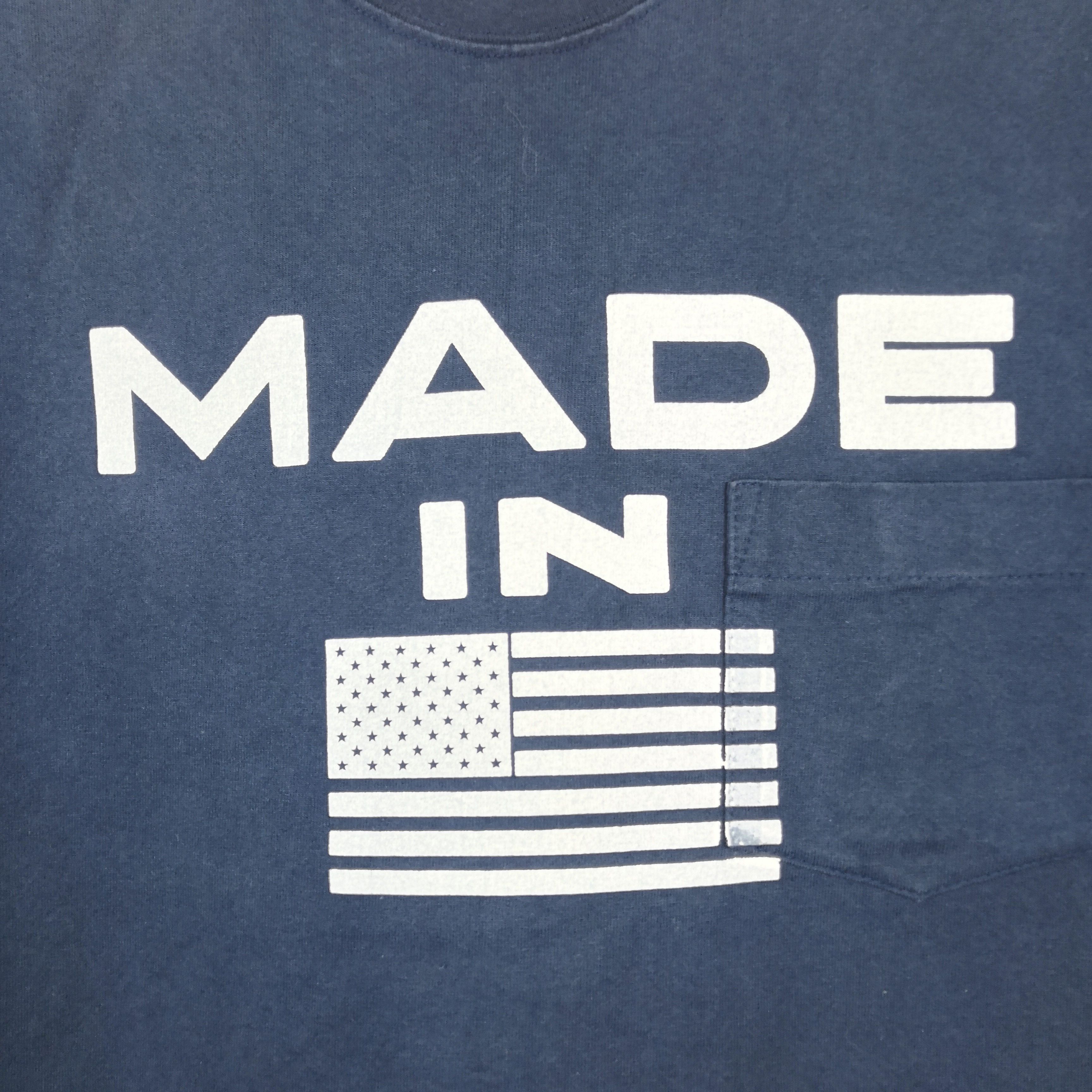 Vintage Vintage 90s Made in USA T-Shirt Spell Out American Tees Size US M / EU 48-50 / 2 - 3 Thumbnail
