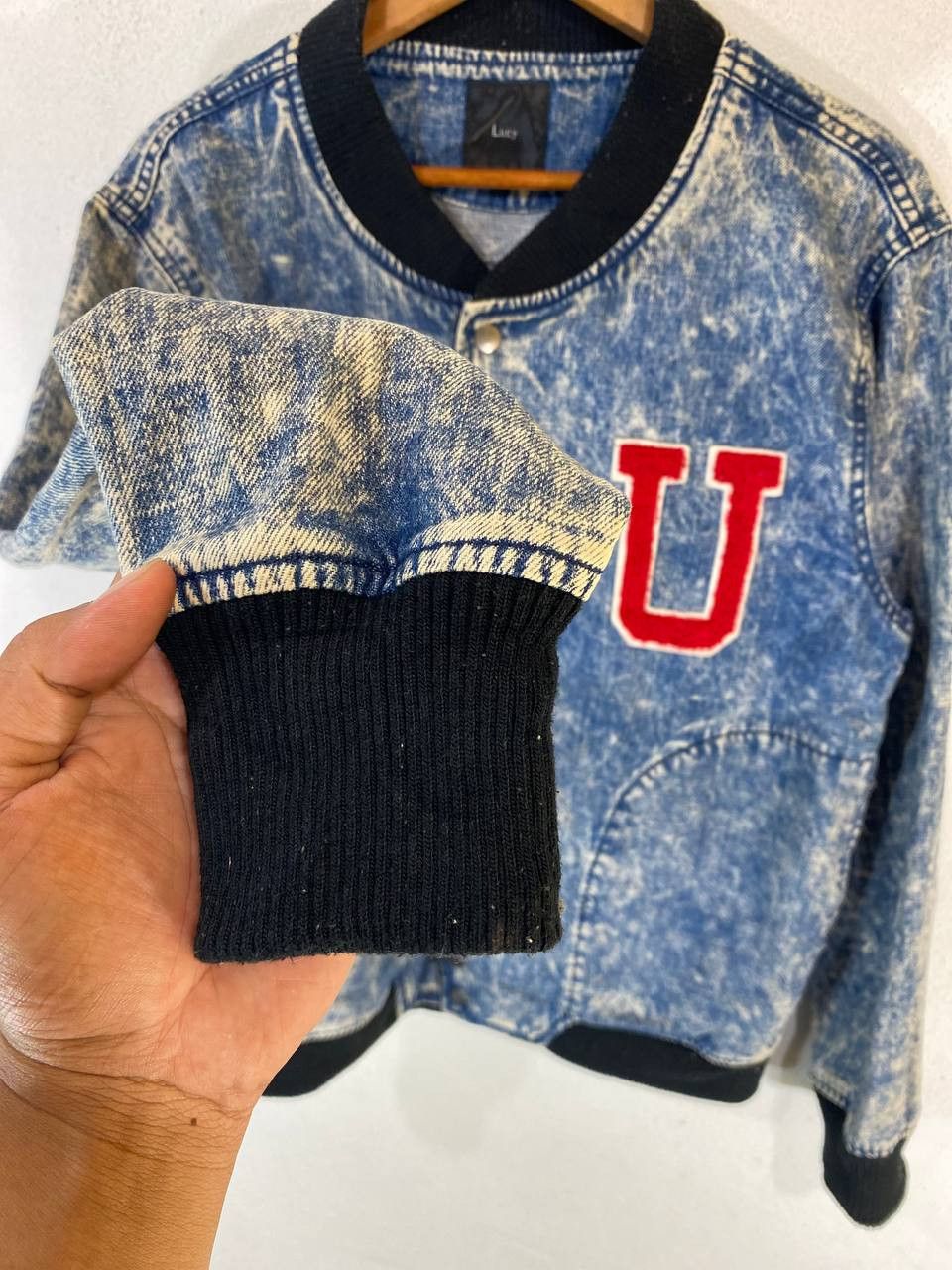 Japanese Brand vintage japanese brands denim varsity jacket style Size US M / EU 48-50 / 2 - 4 Thumbnail
