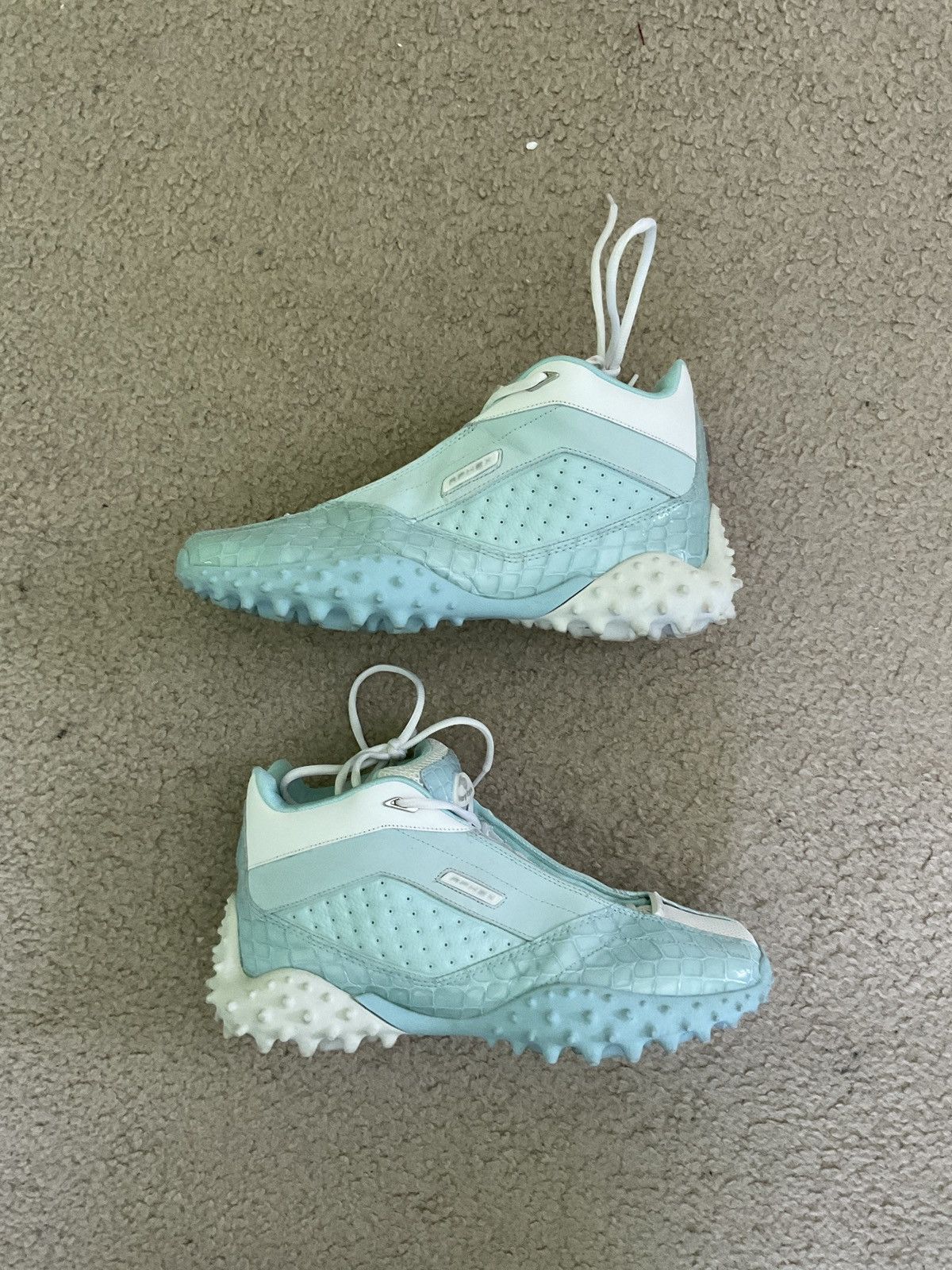 Eytys Eytys “APHEX” High Top Sneakers in Mint Blue Size US 11.5 / EU 44-45 - 11 Thumbnail