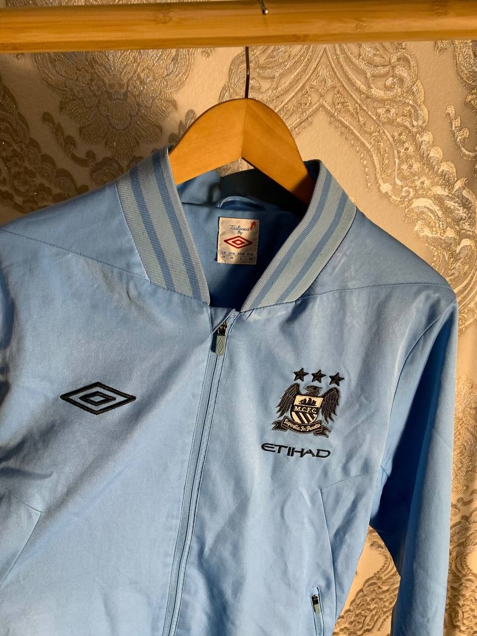 Umbro Vintage Umbro FC Manchester City England Soccer Jacket Y2K Size US M / EU 48-50 / 2 - 3 Thumbnail