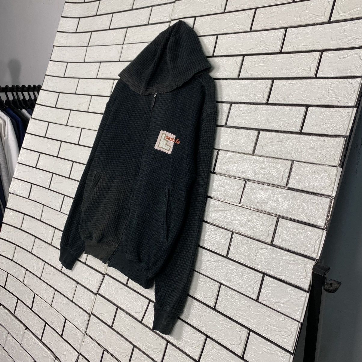 Japanese Brand 📌Vintage Sweater Santa Fe Patchwork Design Indigo Size US M / EU 48-50 / 2 - 3 Thumbnail