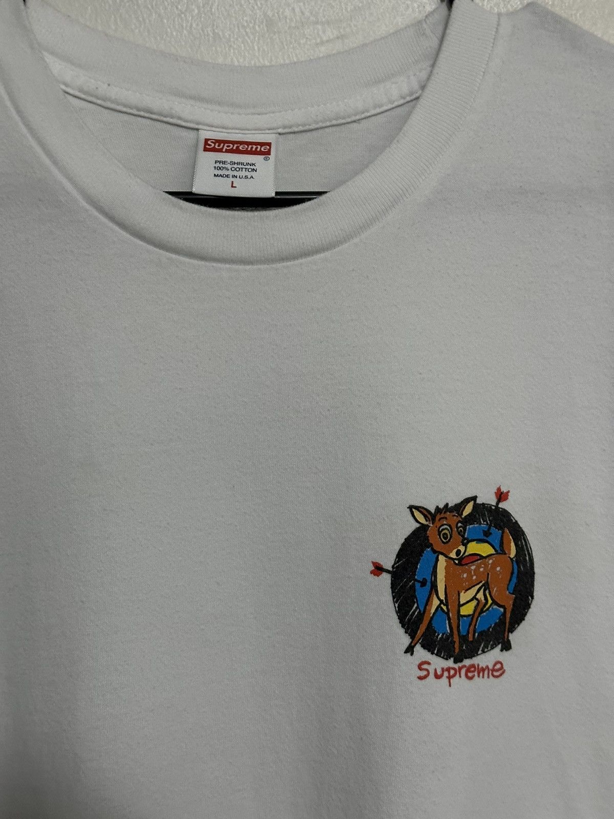 Supreme Supreme Deer Tee Size US L / EU 52-54 / 3 - 4 Thumbnail