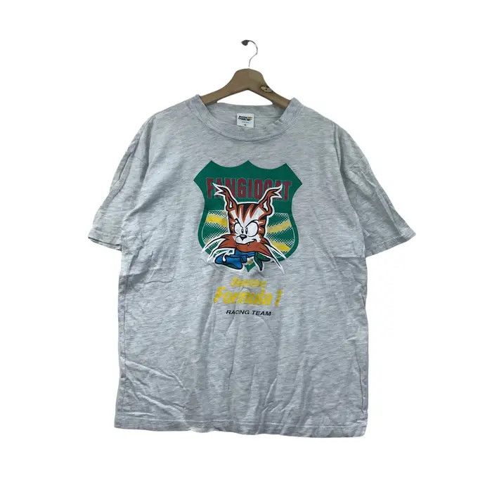Benetton Vtg BENETTON FANGIO RACING Team Formula 1 Tee Shirt Juan Size US M / EU 48-50 / 2 - 1 Thumbnail