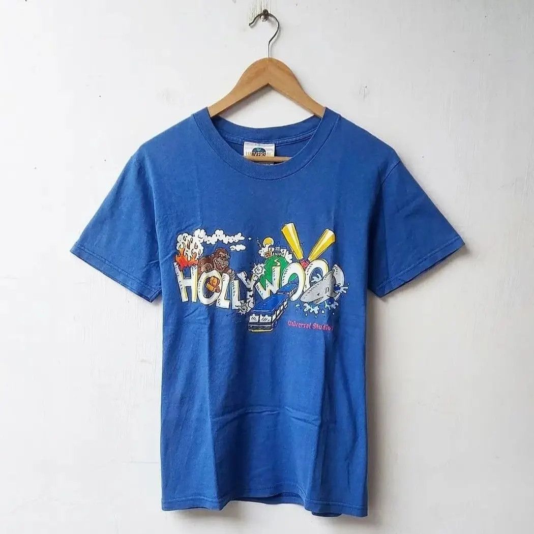 Universal Studios × Vintage Vintage 90s Universal Studios Hollywood Tshirt Size US S / EU 44-46 / 1 - 1 Thumbnail