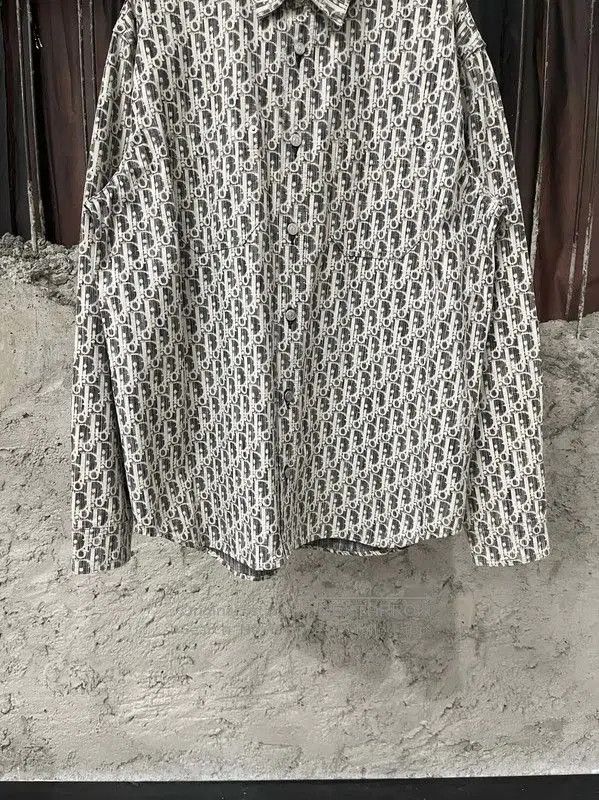Dior Dior Multi-Color Cotton Long Sleeve Shirt . Size US M / EU 48-50 / 2 - 4 Thumbnail
