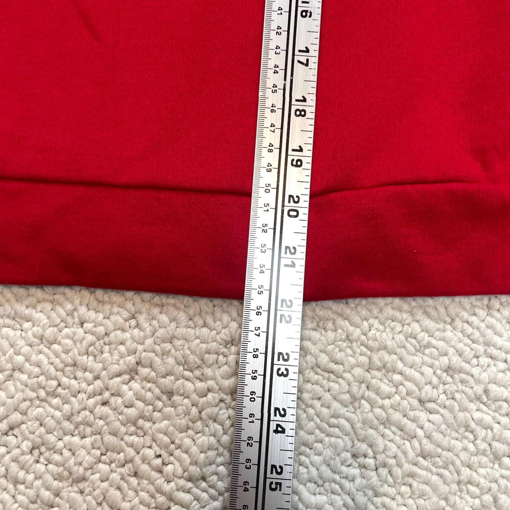 Tommy Hilfiger Tommy Hilfiger Sweatshirt Womens Medium Red Fleece Cowl Neck Drawstring Shirt Parka? Size M / US 6-8 / IT 42-44 - 5 Thumbnail