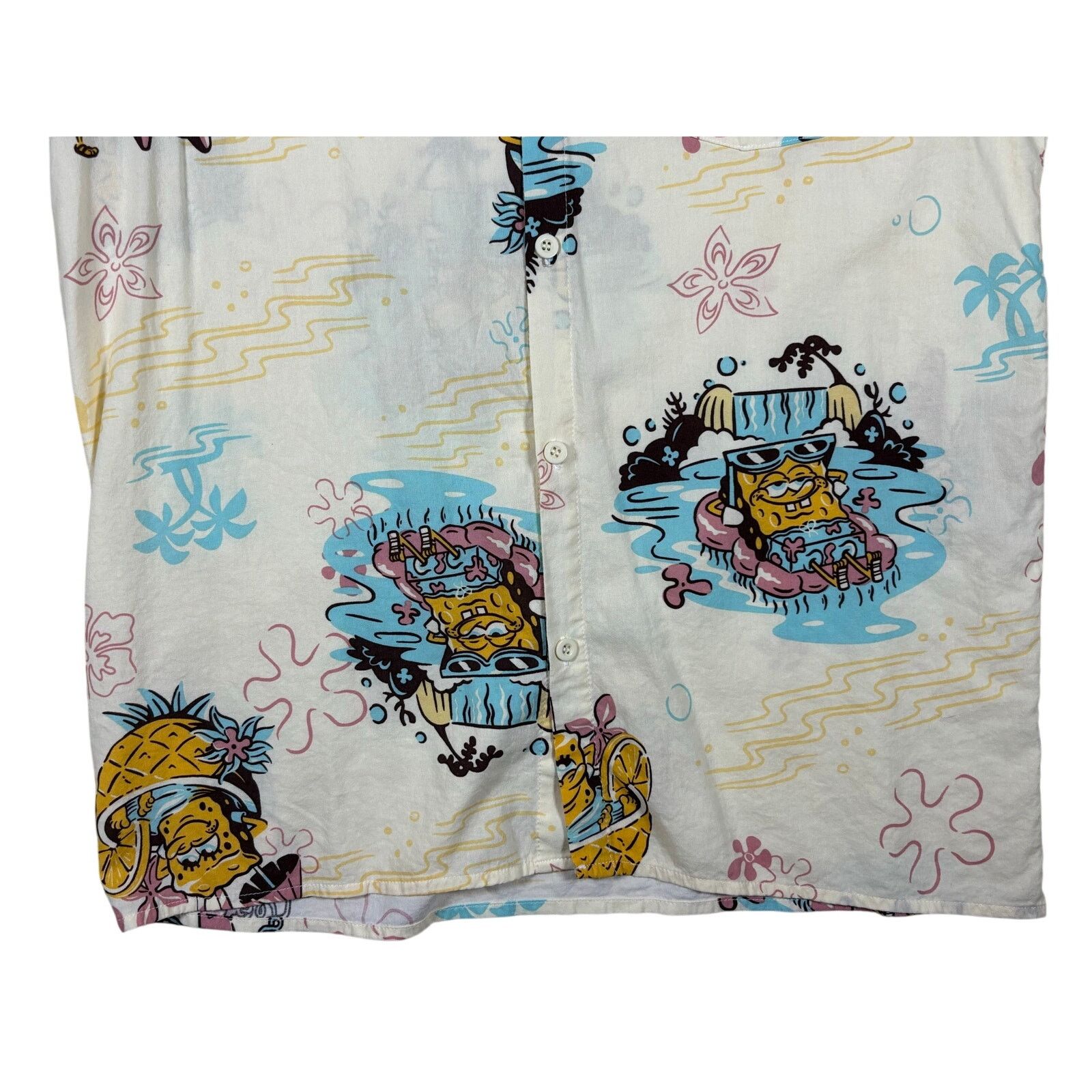 Nickelodeon SpongeBob SquarePants Nickelodeon Button Up Shirt Size US L / EU 52-54 / 3 - 4 Thumbnail