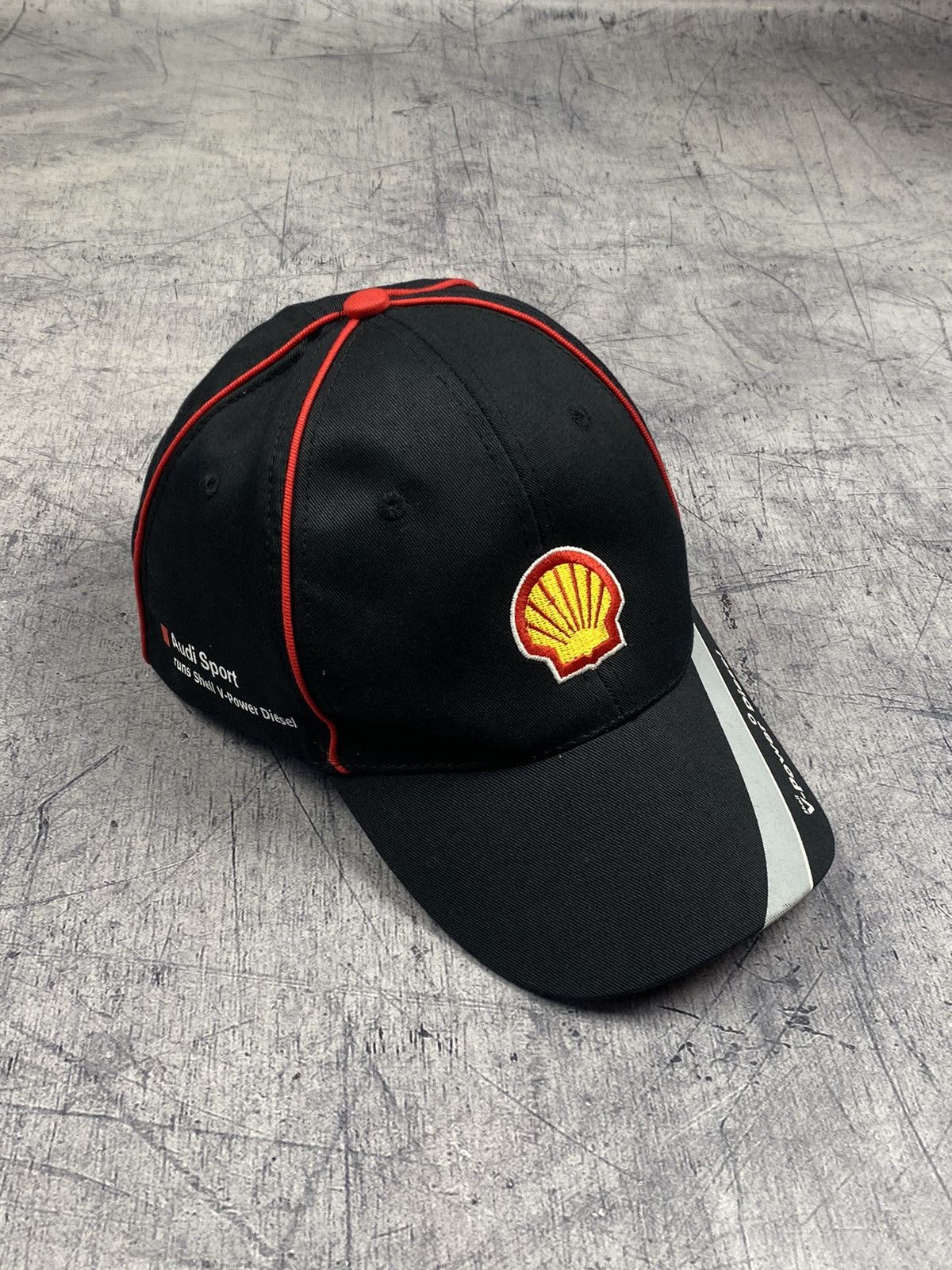 Ferrari × Vintage Vintage Shell V-Power Diesel Audi SPORT STRAPBACK CAP Size ONE SIZE - 4 Thumbnail