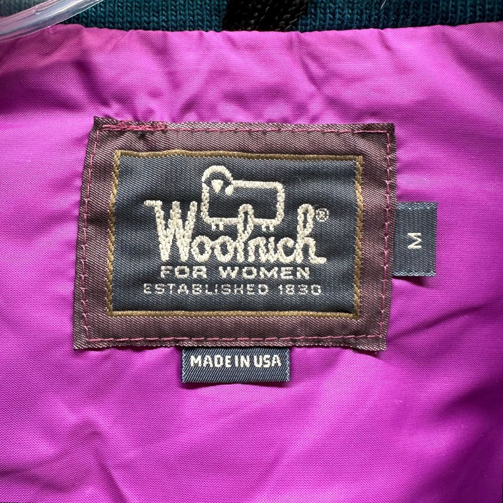 Vintage VINTAGE Woolrich Jacket Womens Medium Pink Ski Coat Parka 90s Woolrich Womens Jacket Size M / US 6-8 / IT 42-44 - 3 Thumbnail