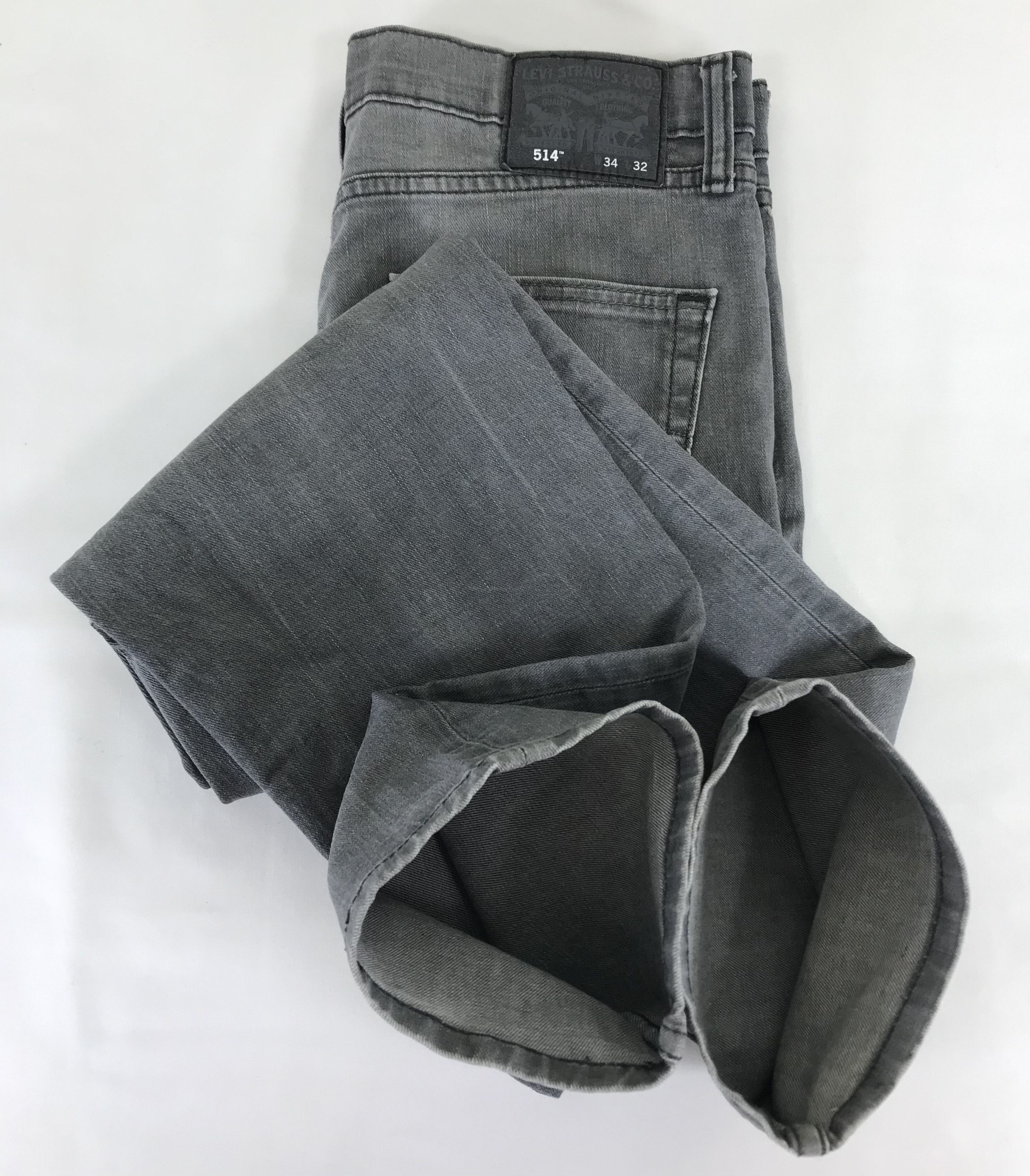 Levi's Vintage Levi's 514 Faded Black Jeans Straight Fit Denim Size US 34 / EU 50 - 15 Thumbnail