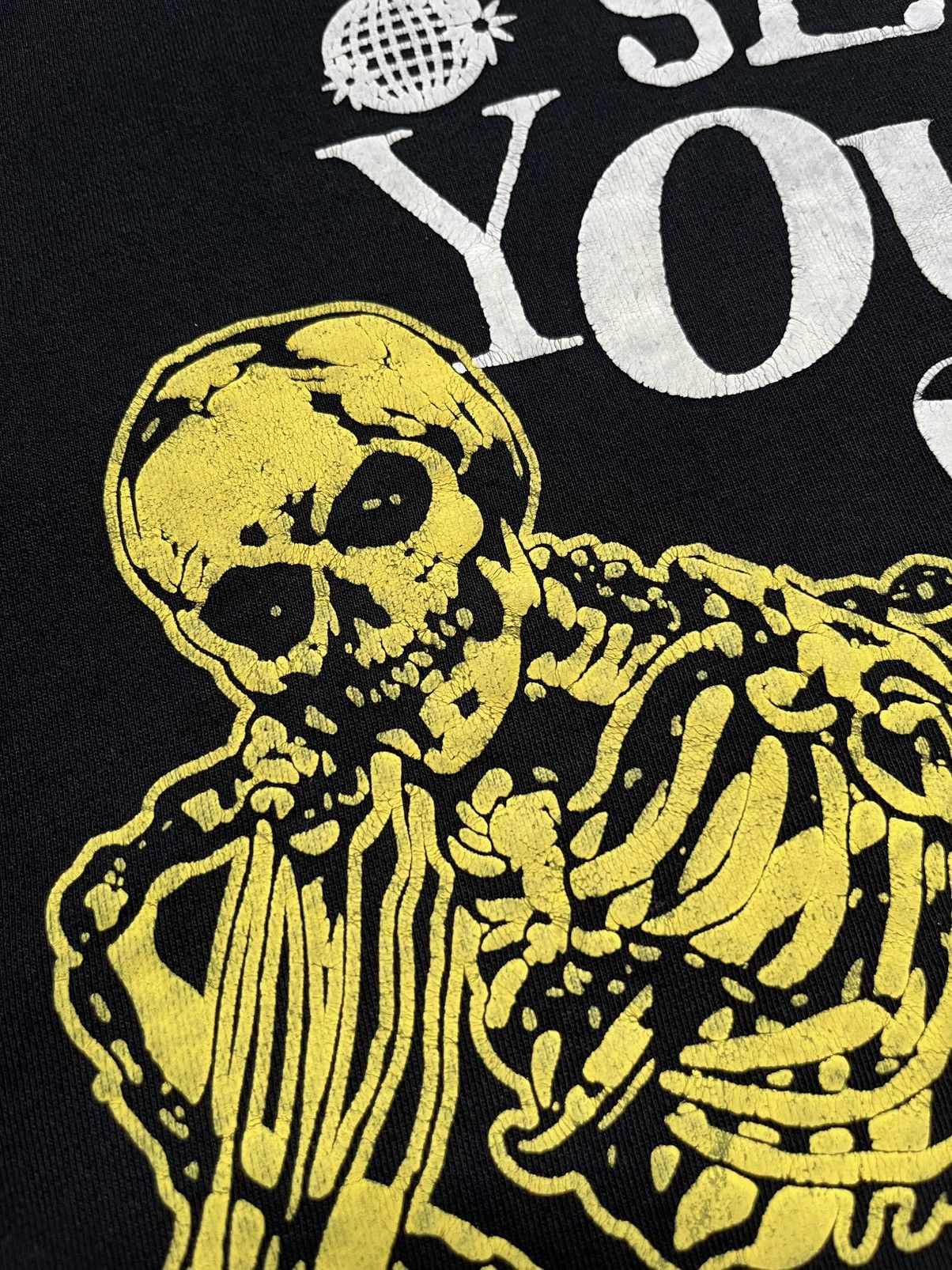 Vintage Vintage Black Crewneck Sweatshirt Boxy 3D Print Bones Size US M / EU 48-50 / 2 - 6 Thumbnail