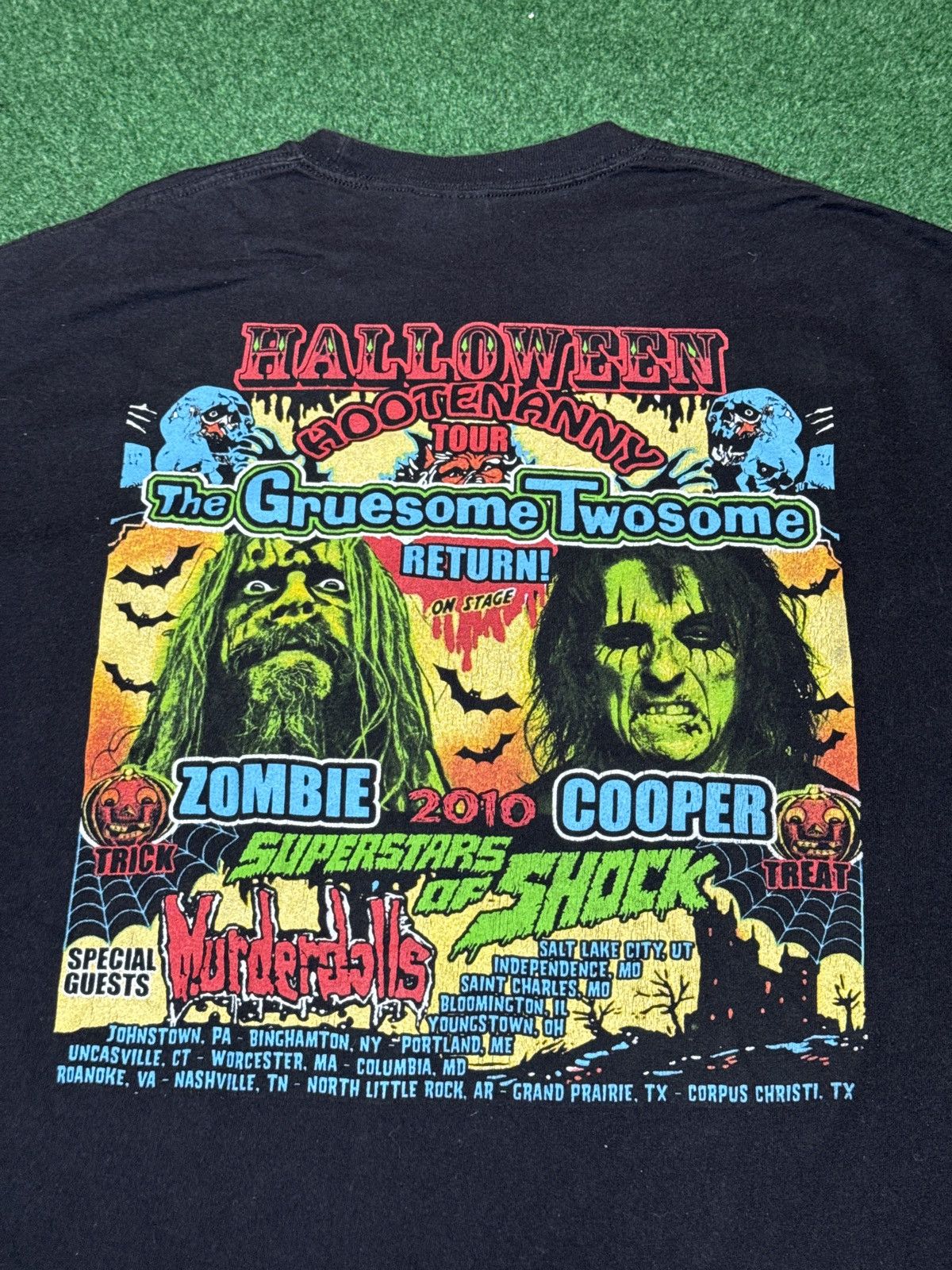 Band Tees Vintage Y2K Rob Zombie Alice Cooper XL Concert T Shirt Size US XL / EU 56 / 4 - 4 Thumbnail