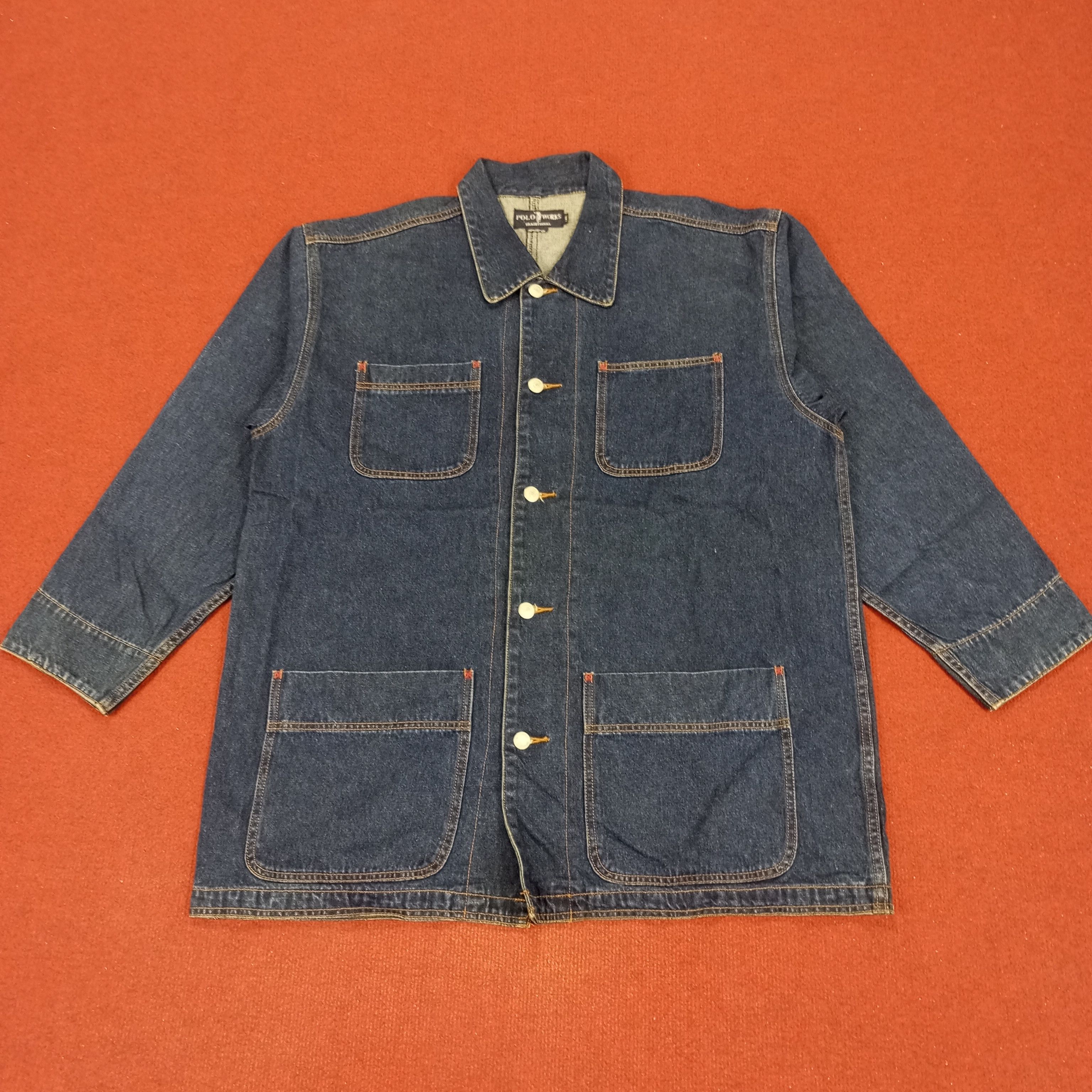 Polo Works Traditional Fashion Style Denim Jacket