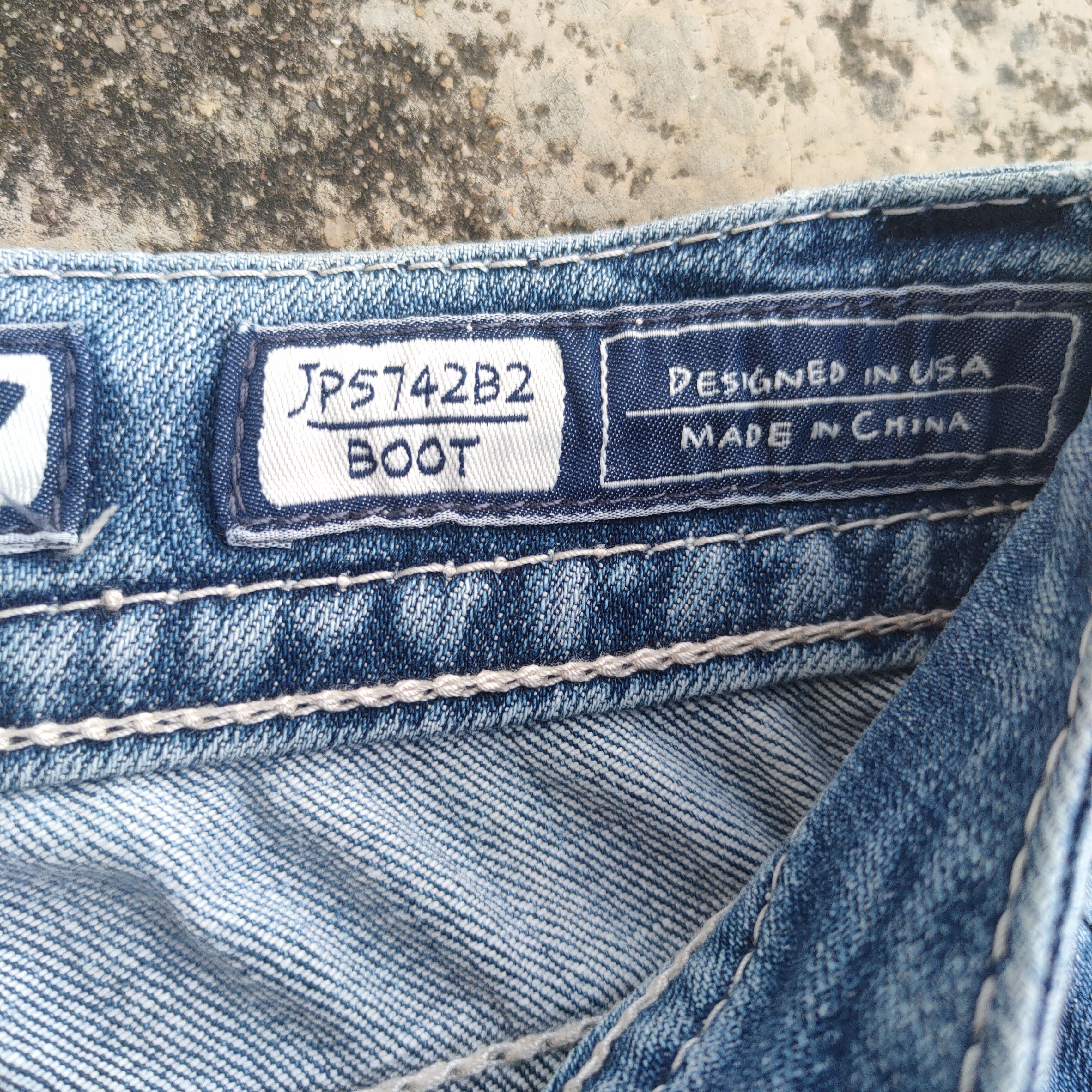 Japanese Brand VINTAGE FLARE WOMAN MISS ME WING JEANS DENIM PANTS Size US 29 - 7 Thumbnail