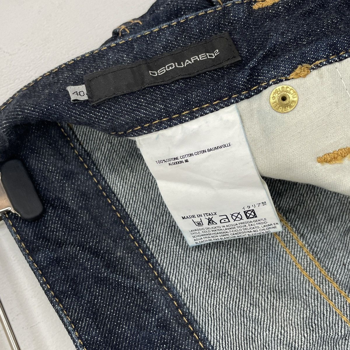 Dsquared2 Dsquared2 Cimosa Cuffed Denim Mini Skirt Size 27" / US 4 / IT 40 - 9 Thumbnail