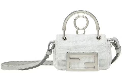 Fendi o1loc1c0824 Size: OS / Baguette Maxi Handle in White Size ONE SIZE - 1 Thumbnail