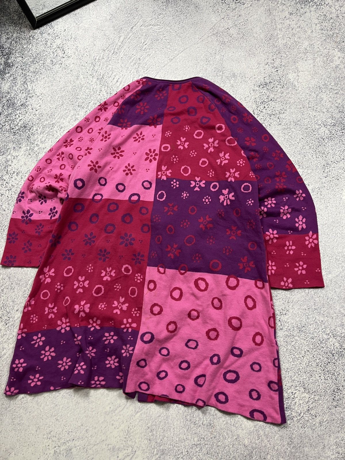 Japanese Brand × Vintage Gudrun Sjoden Flolar Print Iris Cardigan Cotton Dress Size XL / US 12-14 / IT 48-50 - 8 Thumbnail