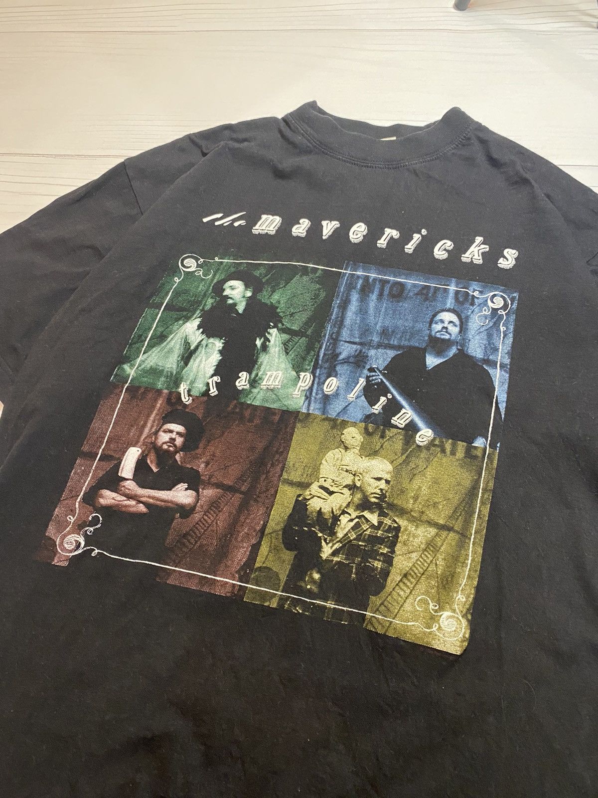 Band Tees × Vintage Vintage Mavericks Trampoline 1998 tour y2k t shirt Size US L / EU 52-54 / 3 - 6 Thumbnail