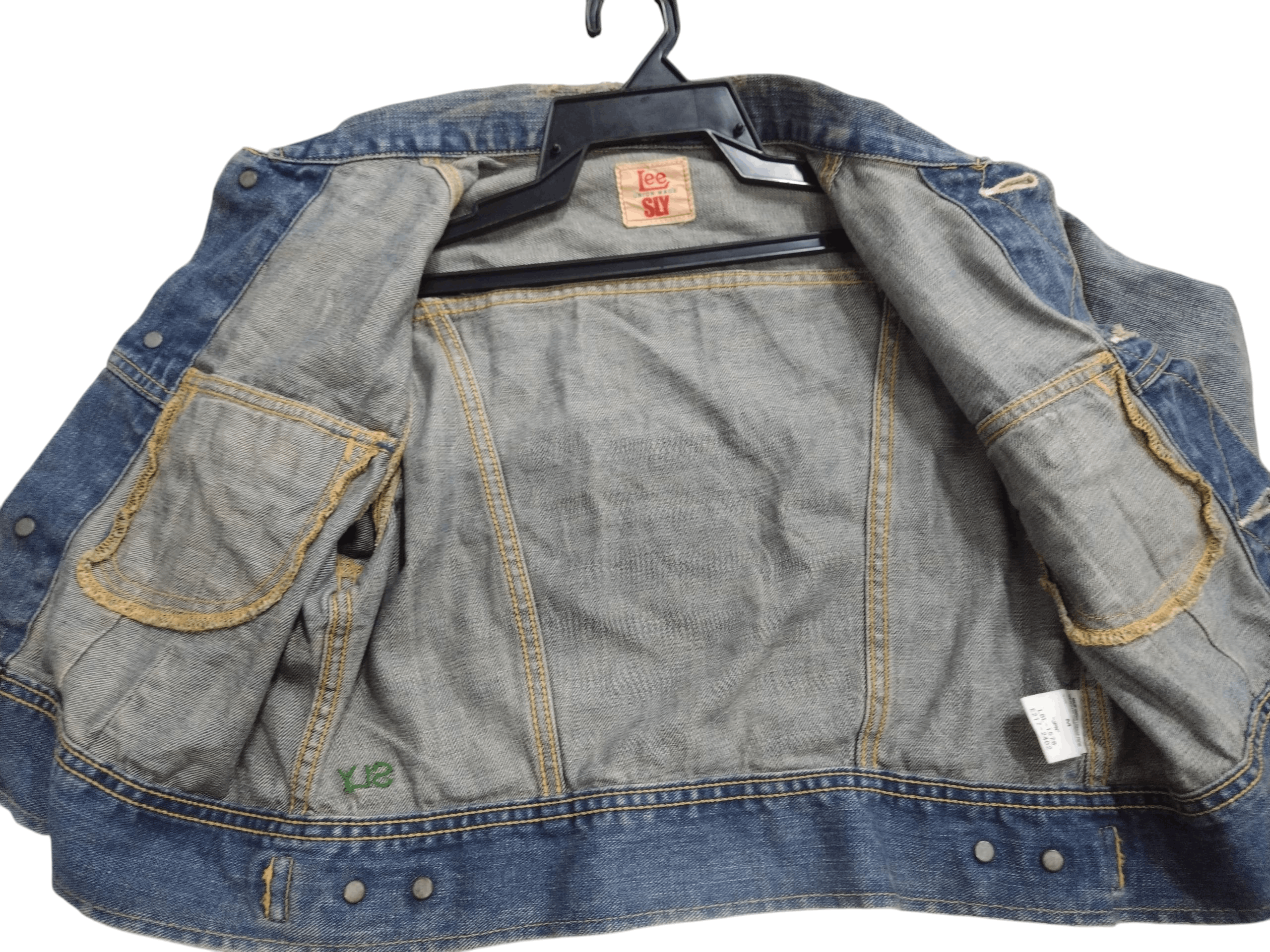 Lee Vintage steals Distressed Design LEE RIDERS Denim Jacket Size M / US 6-8 / IT 42-44 - 12 Thumbnail