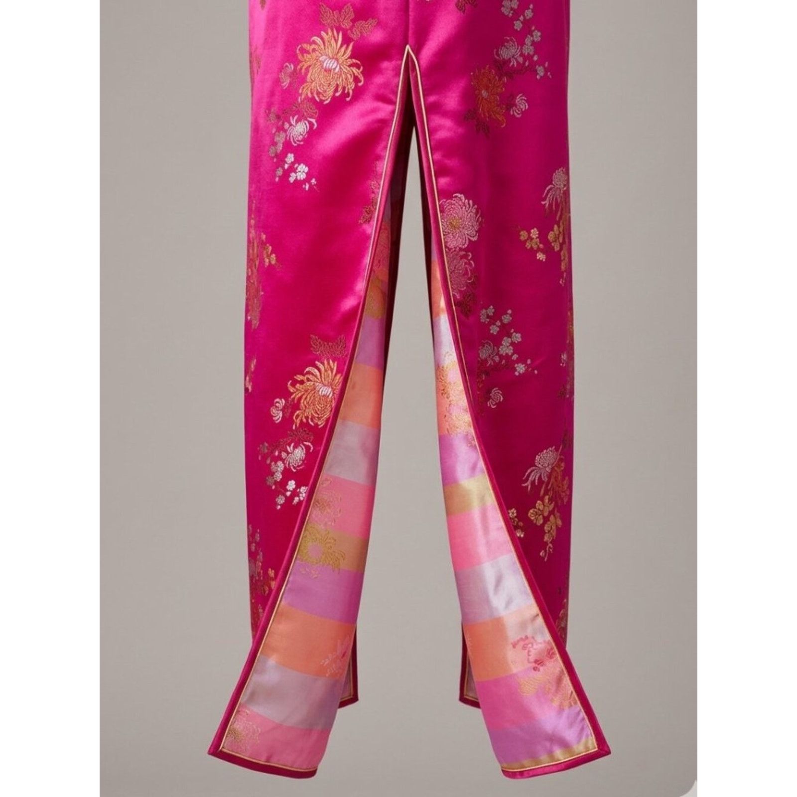 Vintage Traditional Chinese Dress, Cheongsam Size XS / US 0-2 / IT 36-38 - 5 Thumbnail