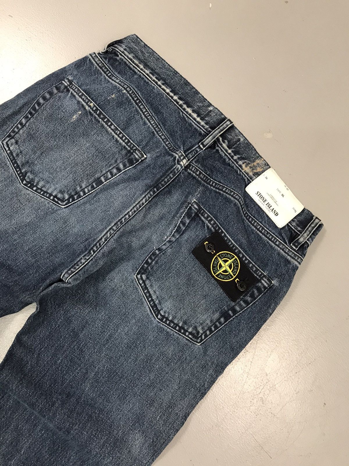 Stone Island × Vintage Vintage super rare stone island straight fit denim Size US 32 / EU 48 - 14 Thumbnail