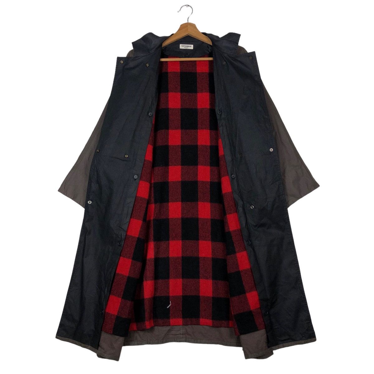 Hysteric Glamour 🔥Punk Design Tartan Lining Long Jacket Ramowear Japan Made Size US M / EU 48-50 / 2 - 1 Thumbnail