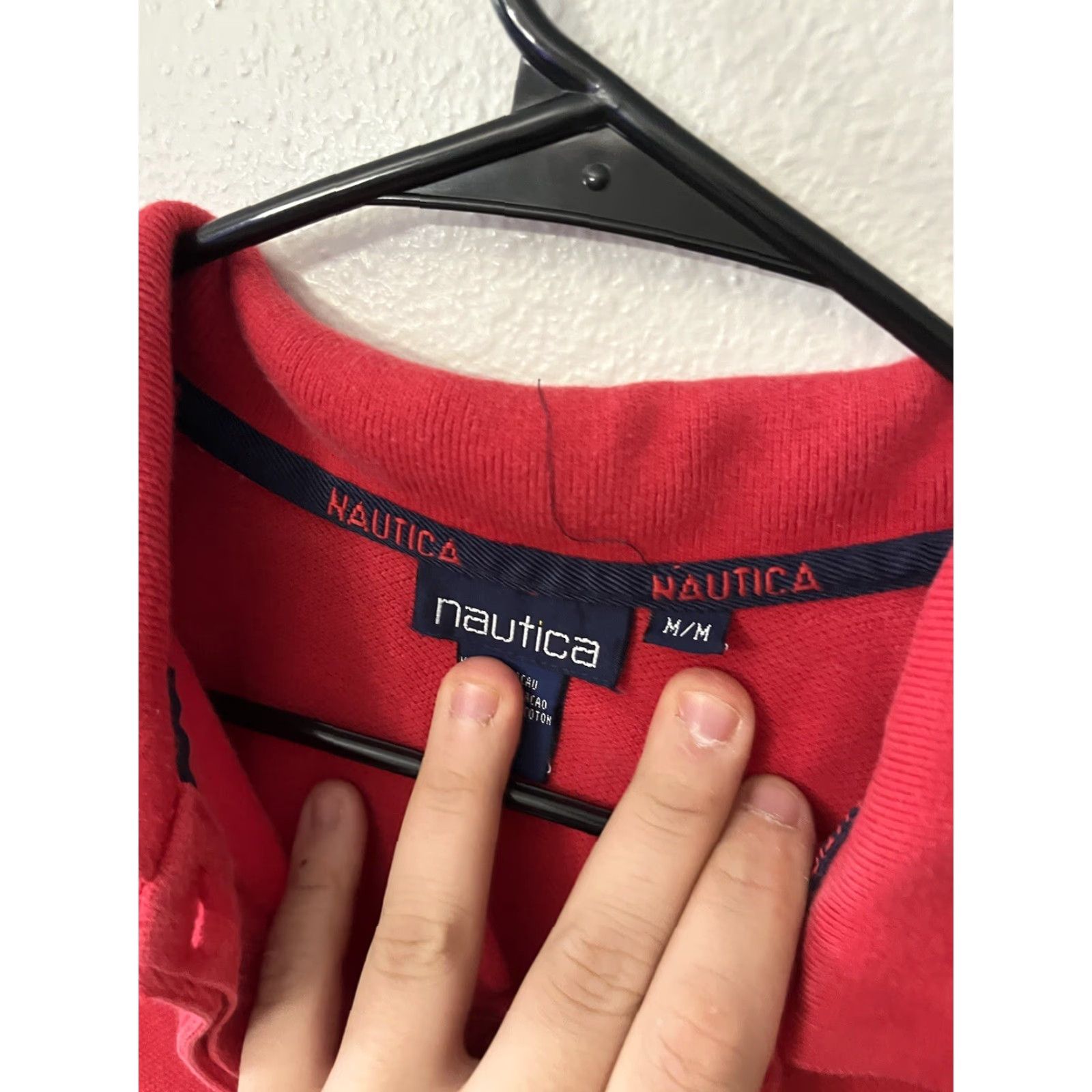 Nautica VINTAGE Nautica Polo Shirt Mens M Red Solid 90s Nautica Casual Sailing Shirt Mens Size US M / EU 48-50 / 2 - 3 Thumbnail