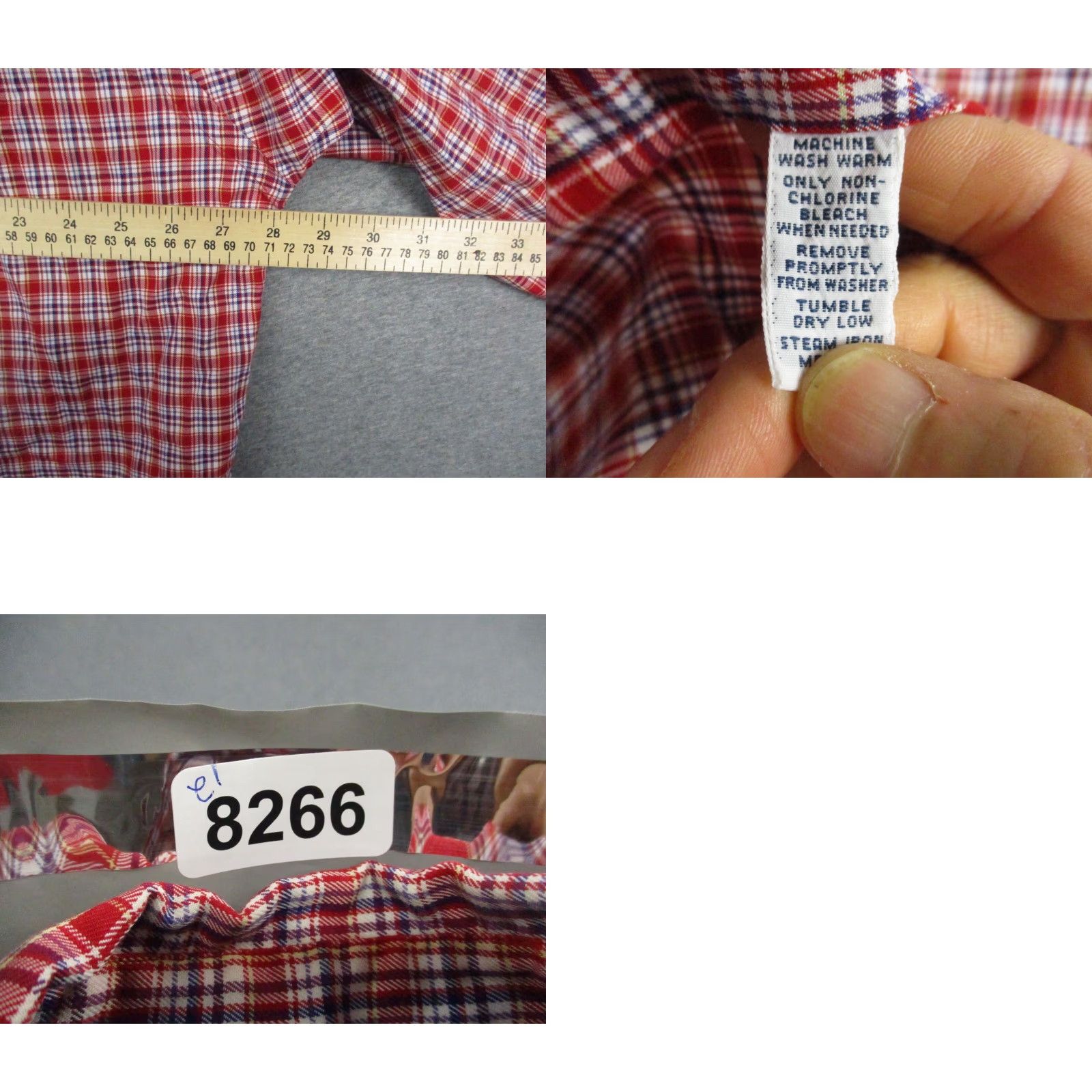 Polo Ralph Lauren VINTAGE Polo Ralph Lauren Blake Shirt XL Mens Red Plaid Long Sleeve Holiday Size US XL / EU 56 / 4 - 8 Thumbnail