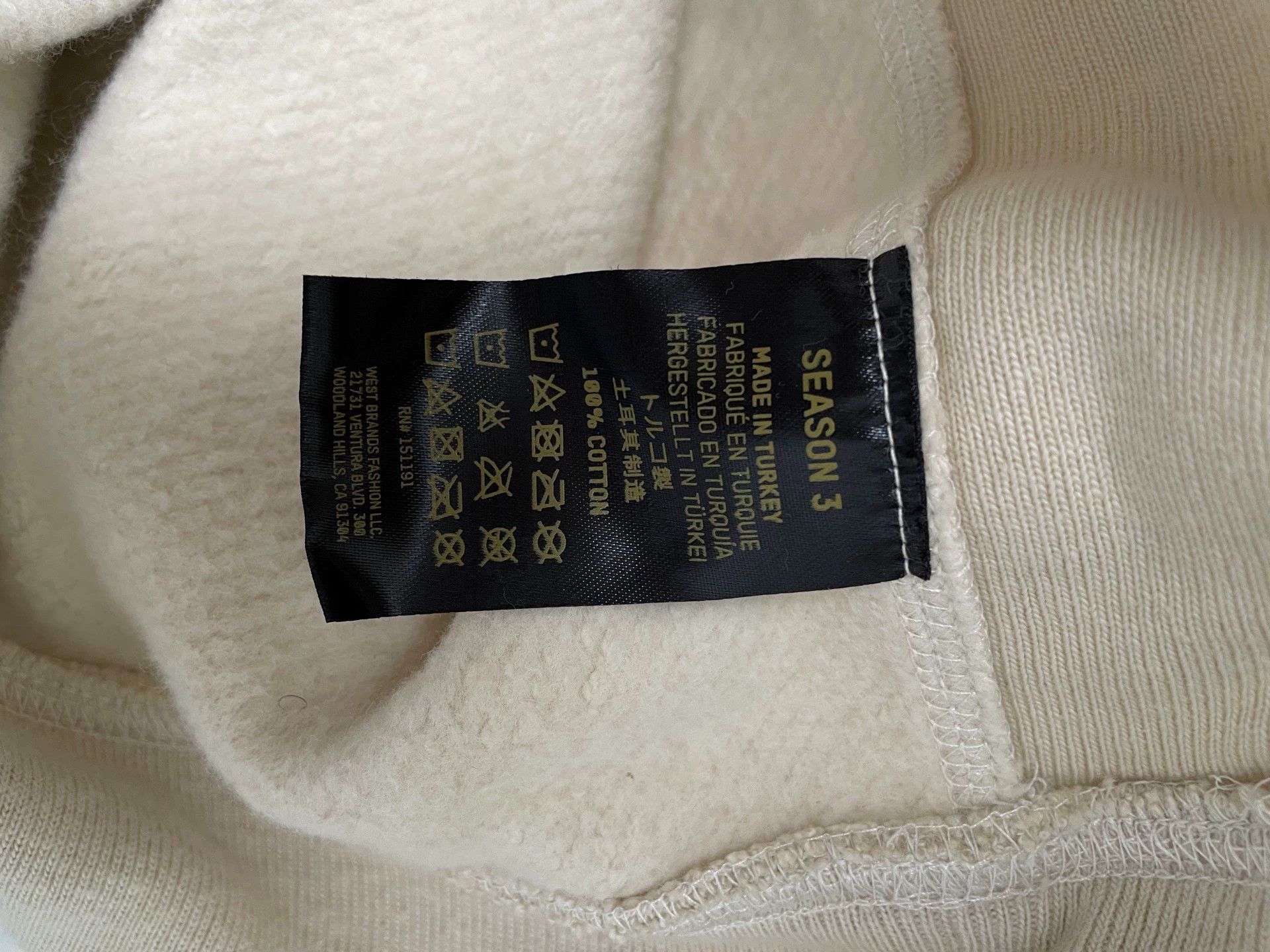 Yeezy Yeezy Season 3 Vintage Wash Hoodie New w/ Tags SZ3 Size US XL / EU 56 / 4 - 4 Thumbnail