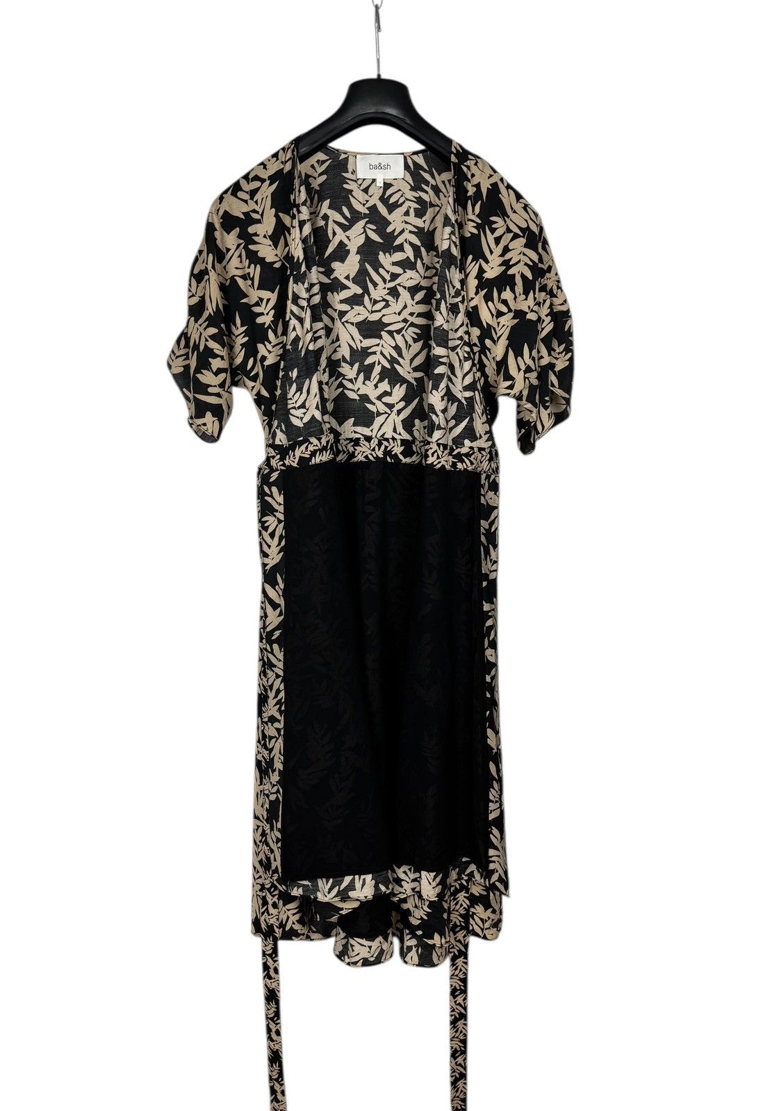 ba&sh Ba&sh Robe Tabby Dress Floral Print Viscose V-Neck size 1 Size S / US 4 / IT 40 - 13 Thumbnail